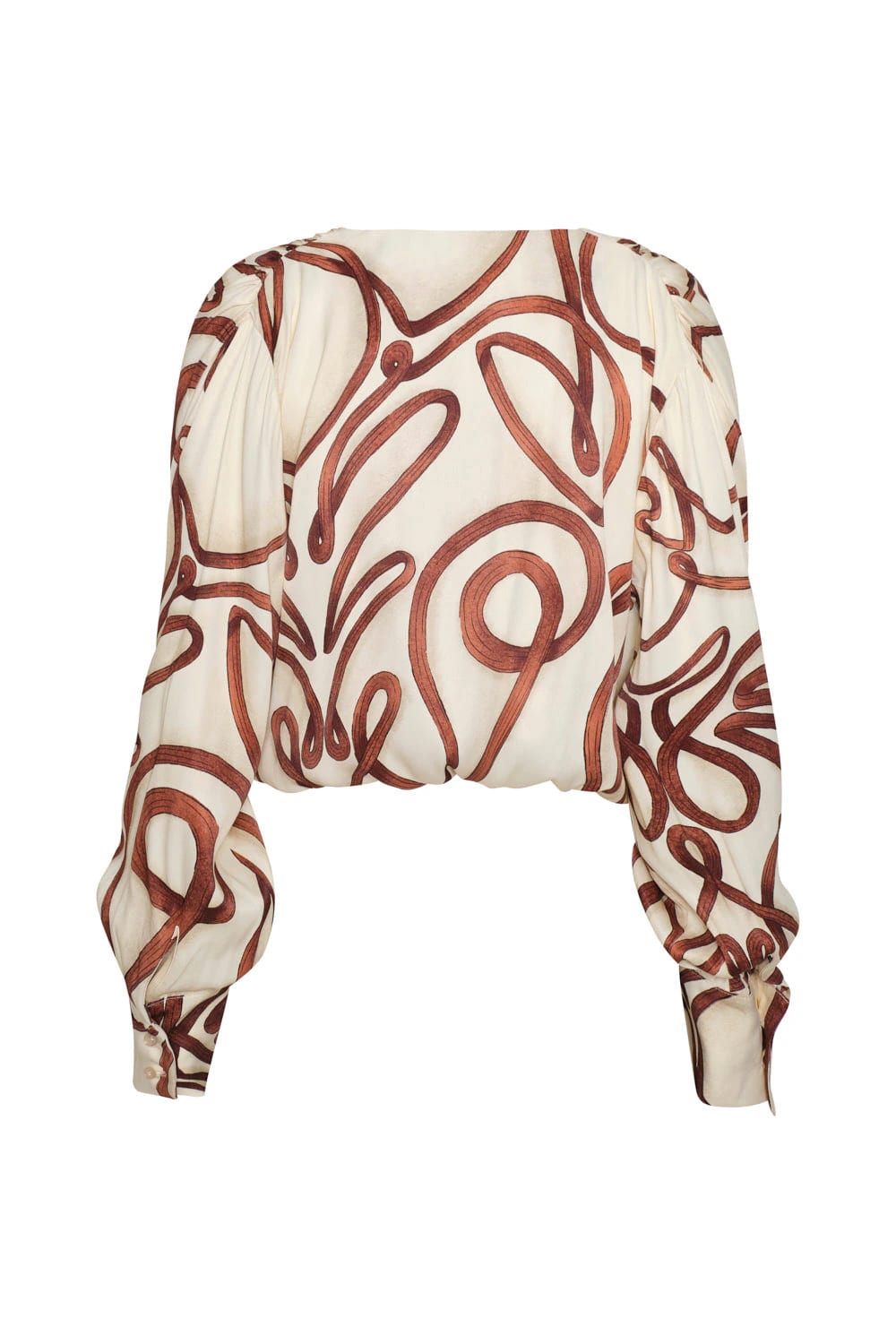Blusa goya natural terracota - imagen 3