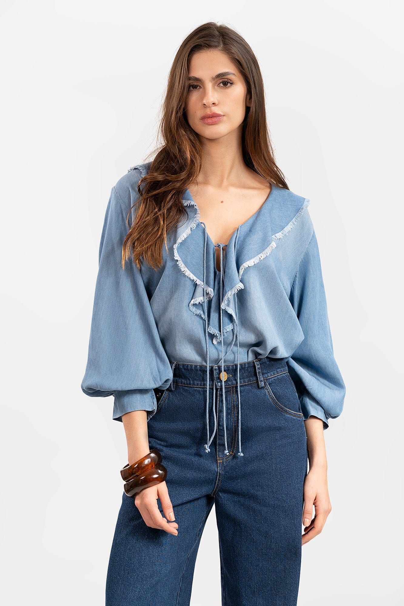 Blusa Orla Azul Claro - imagen 2