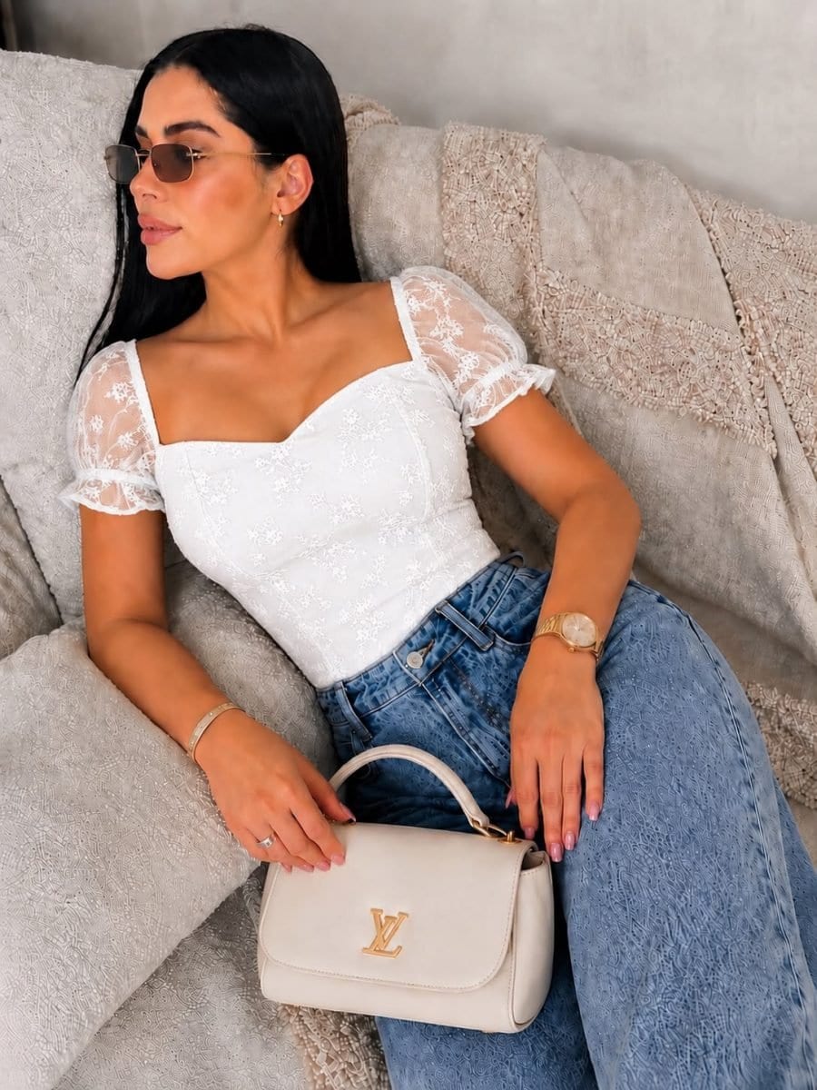 Blusa Amelie (crudo ) - imagen 1