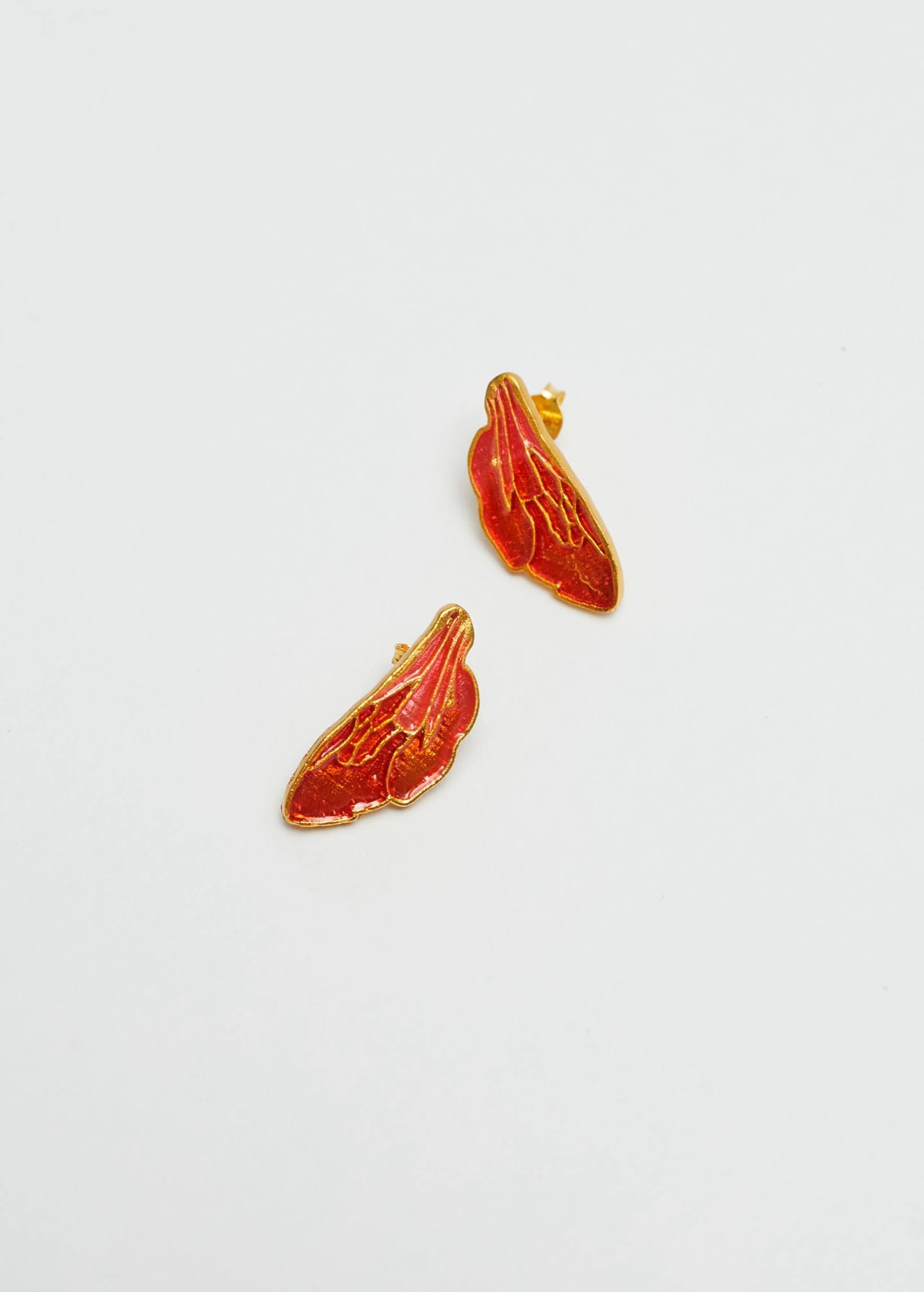 Aretes Wing Naranja - imagen 2