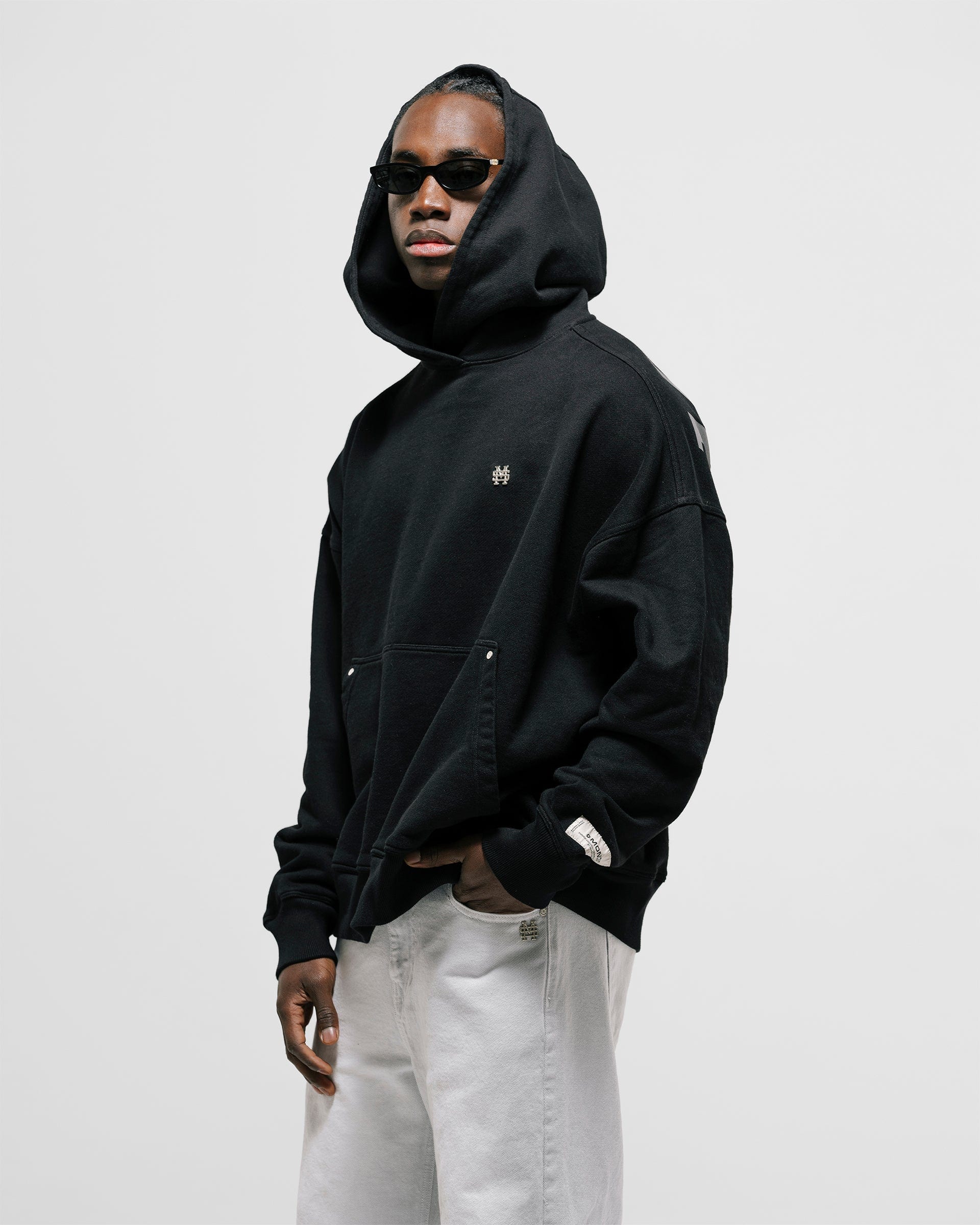 Hoodie Ombra - Negro Oscuro - imagen 4