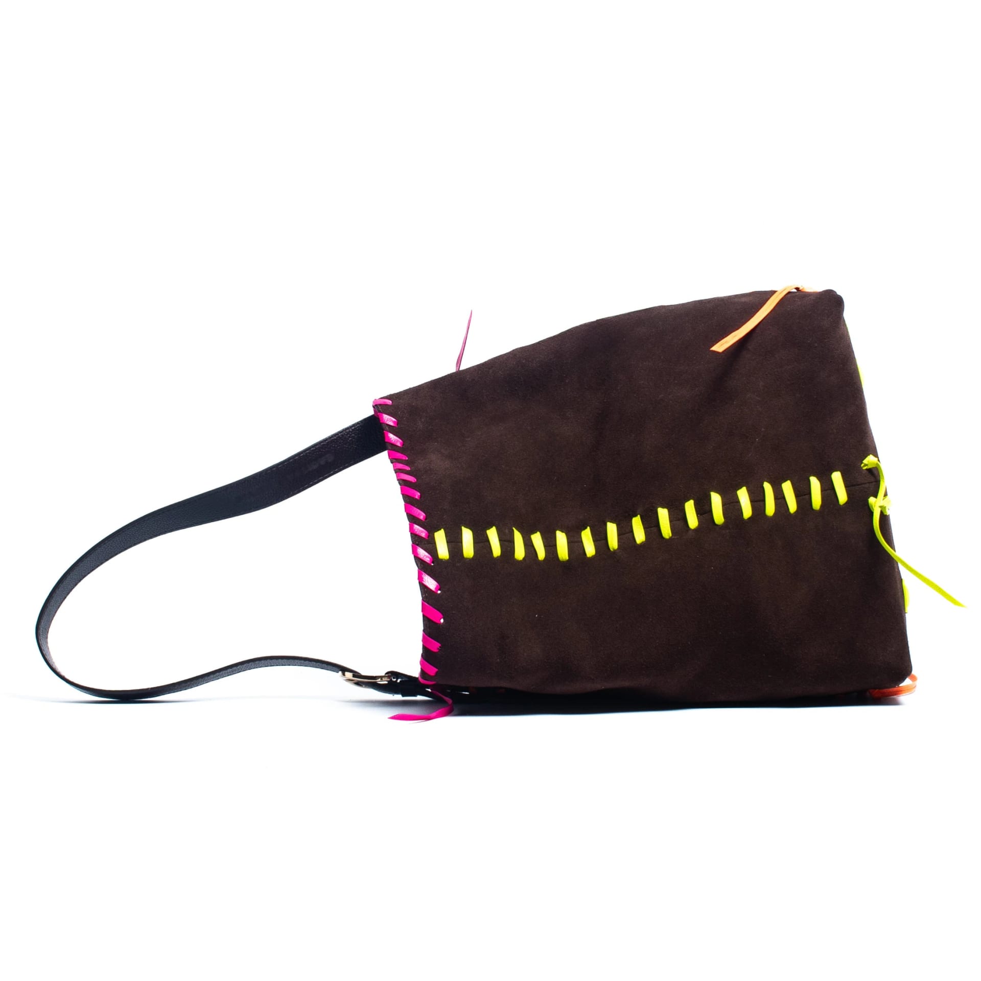PIÑATA BAG - miel x cintas cuero neón - imagen 3