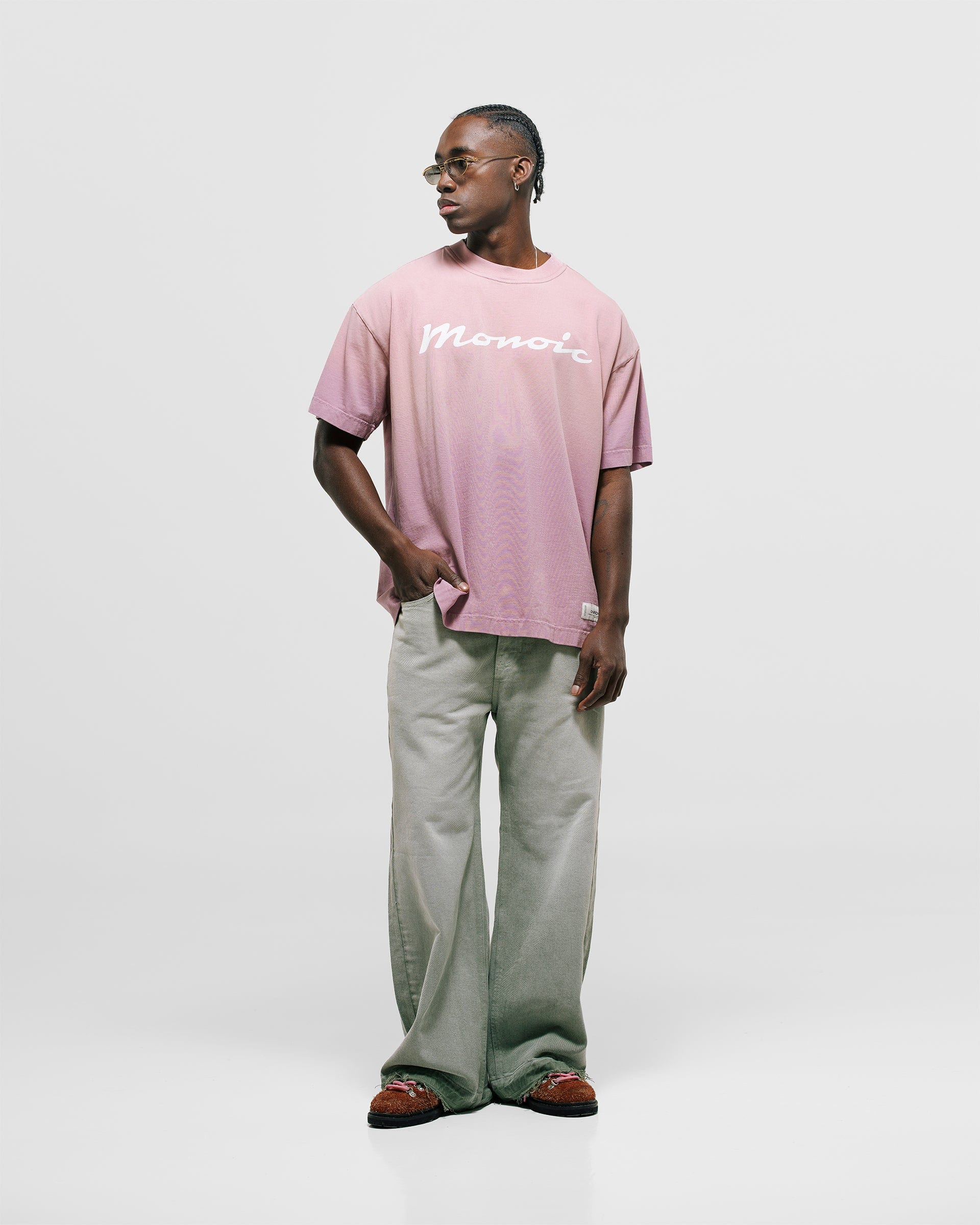 Camiseta Boxy Fit Riva - Rosado Malva Degradé - imagen 2