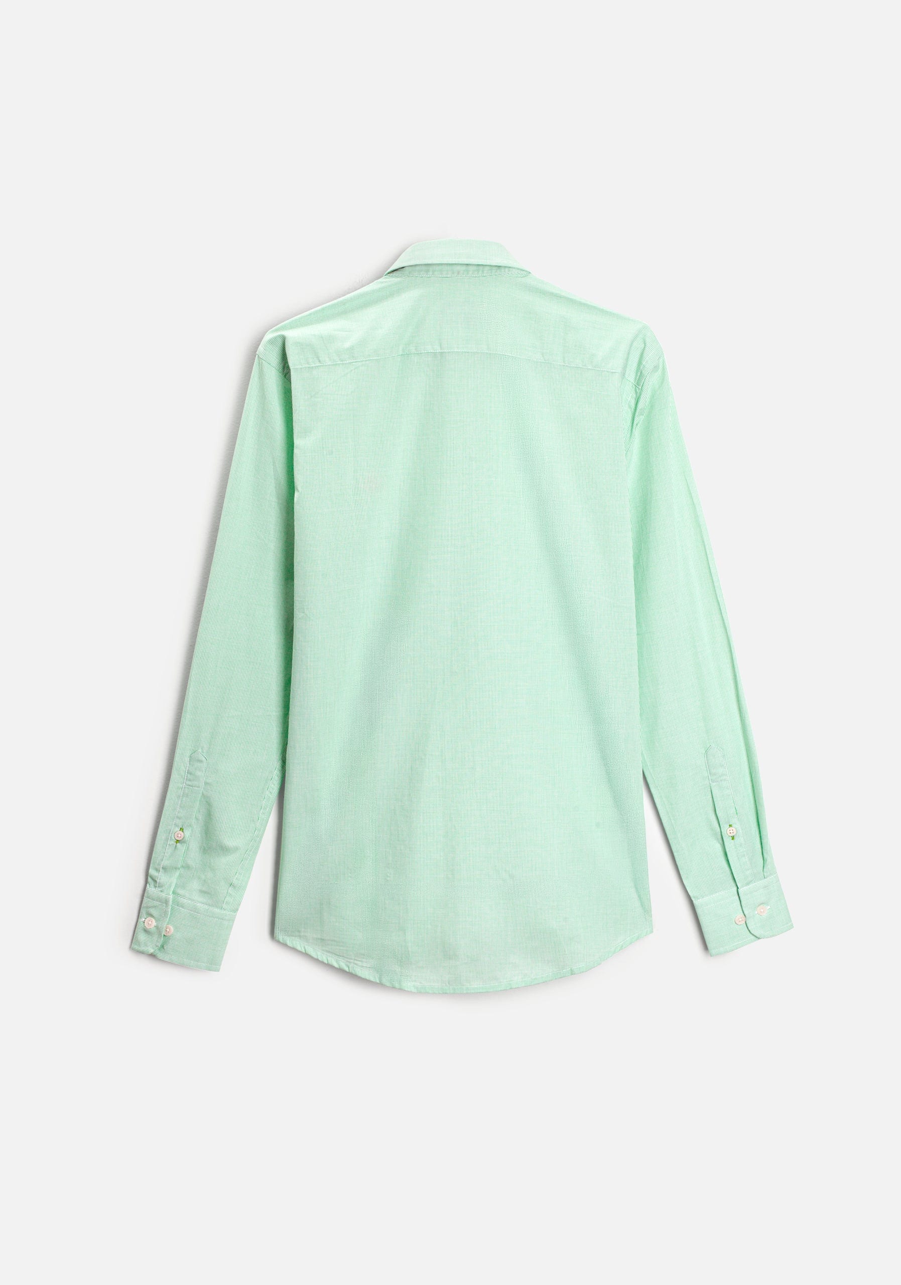 Camisa H CBD Cuadros Peq L-Atn Verde Claro - imagen 4