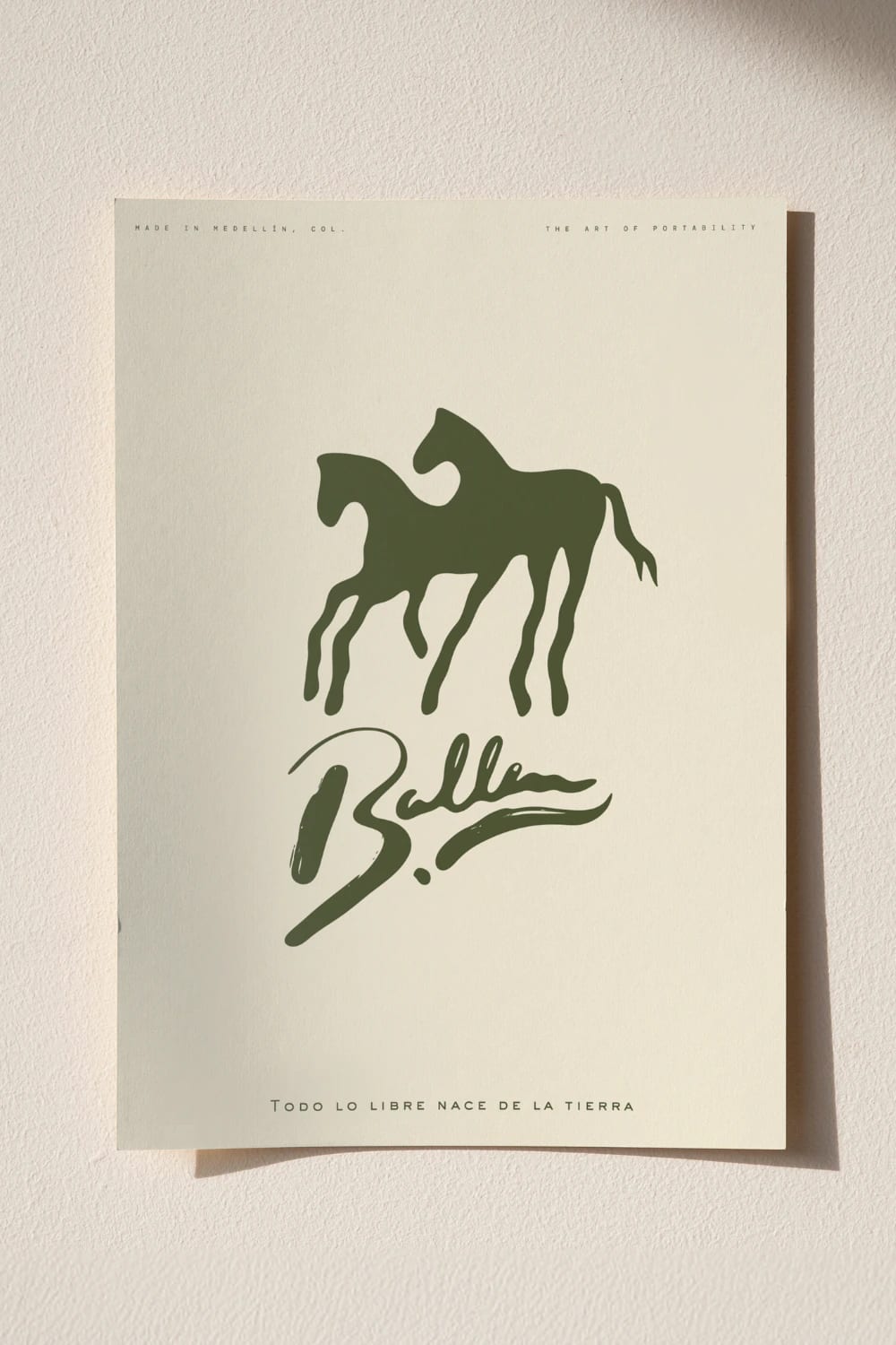 POSTER 50 X 70 - BALLEN HORSES - imagen 1