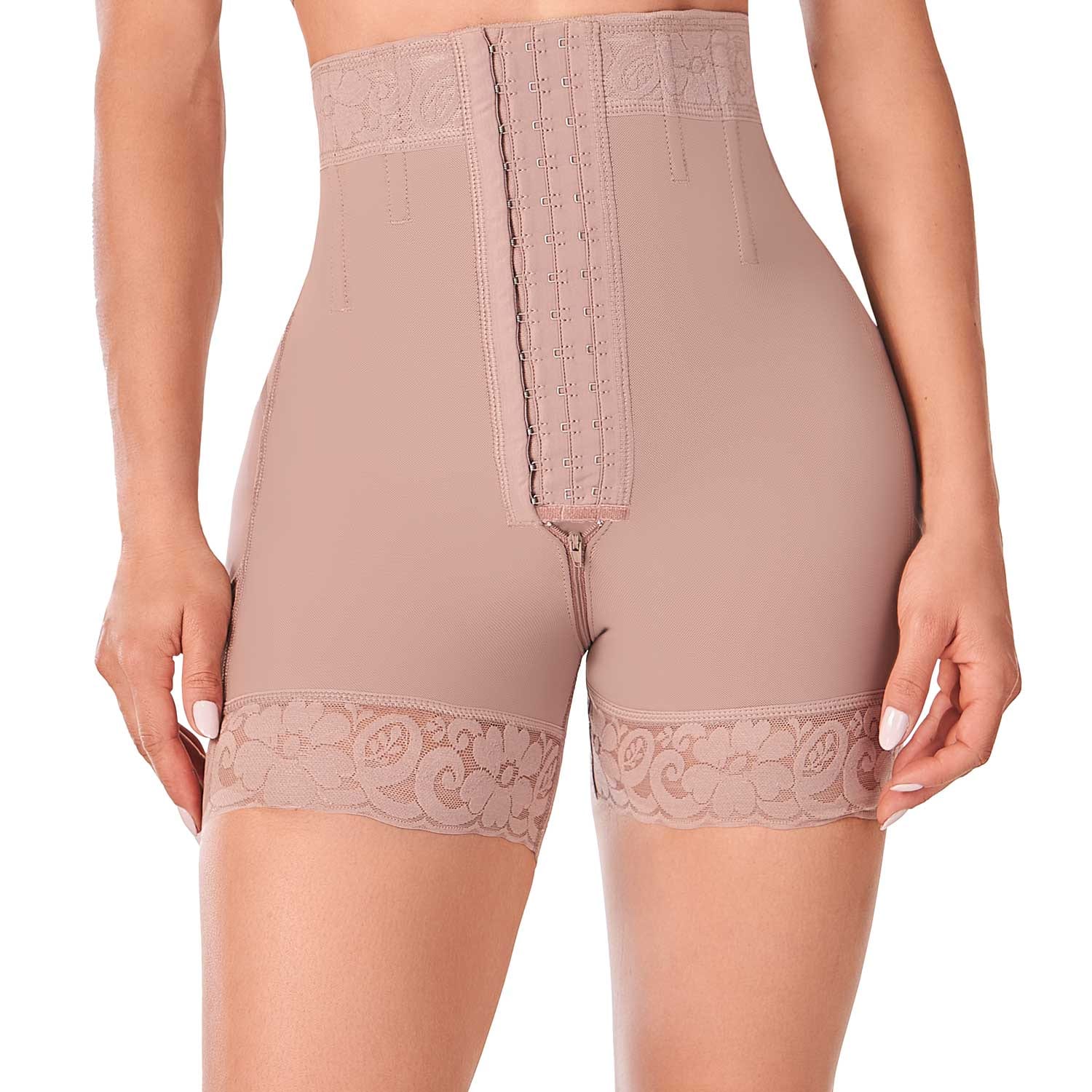 Short Alto Levanta Cola Broches Reloj de Arena Mujer - imagen 5
