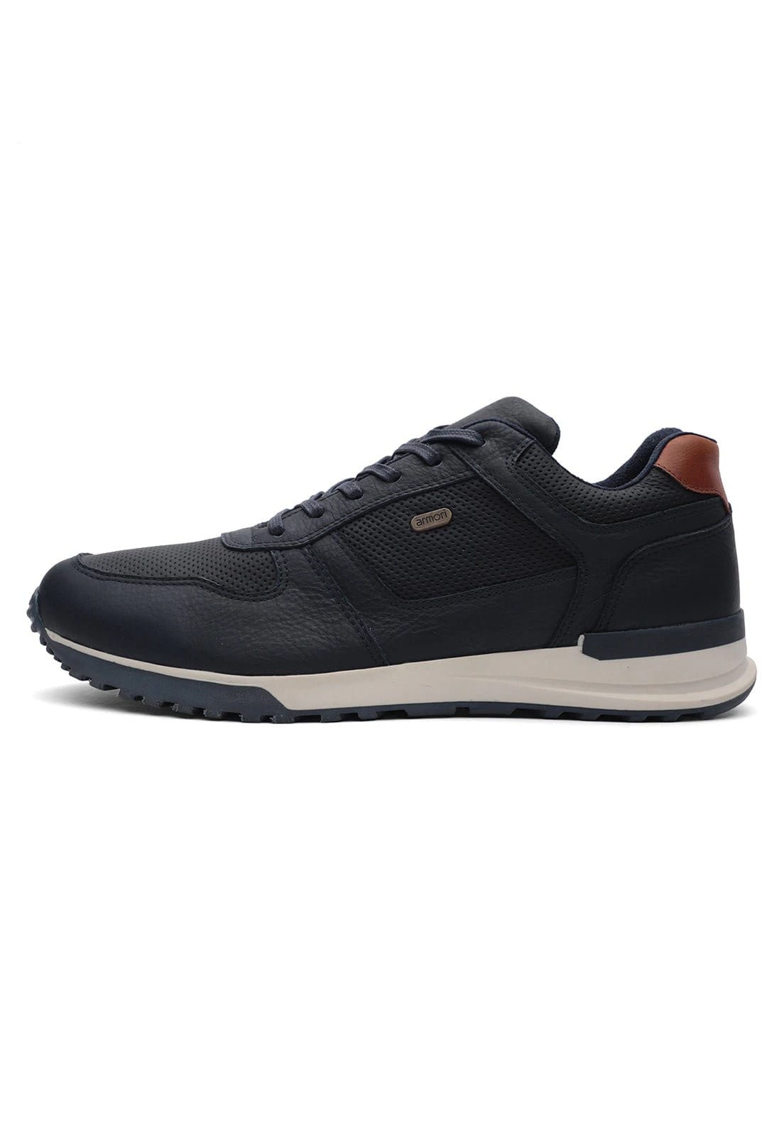 Tenis de cuero para hombre color azul | Armori x Los Caballeros - imagen 2