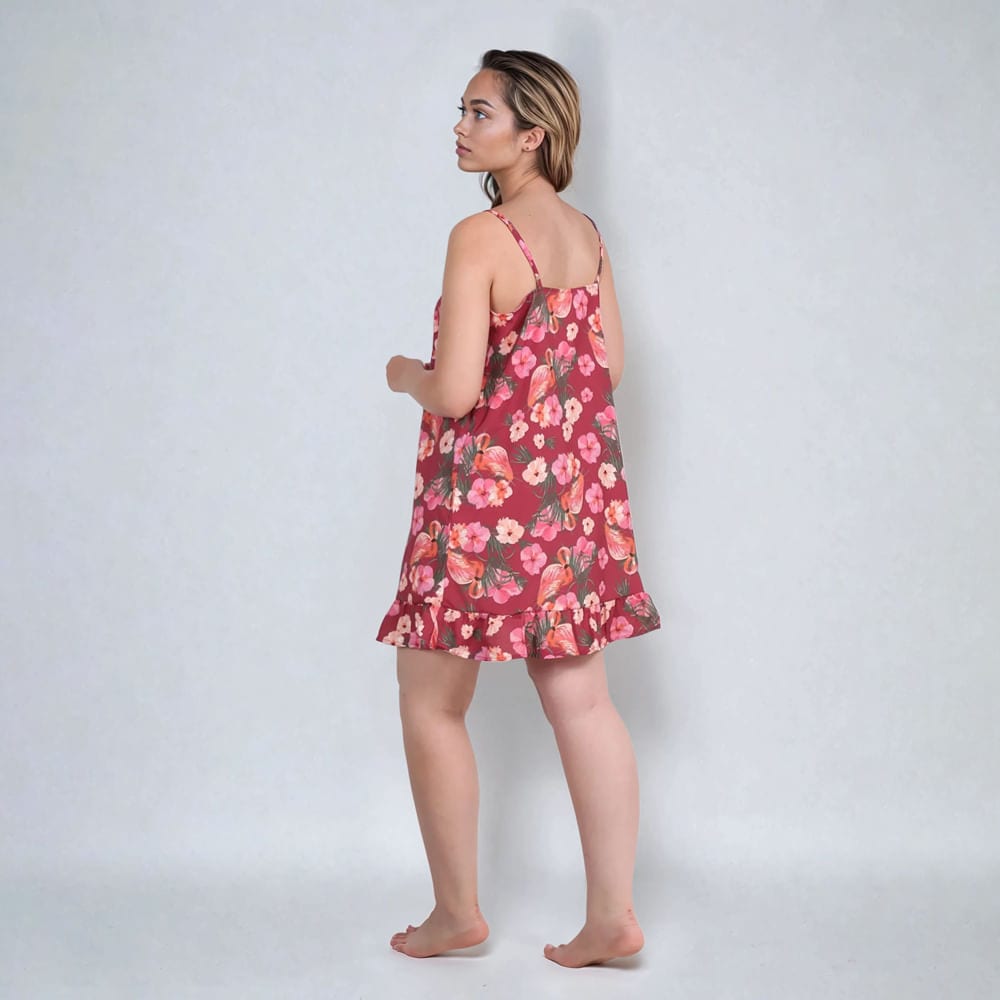 Bata Estampado Flamingos. - imagen 2