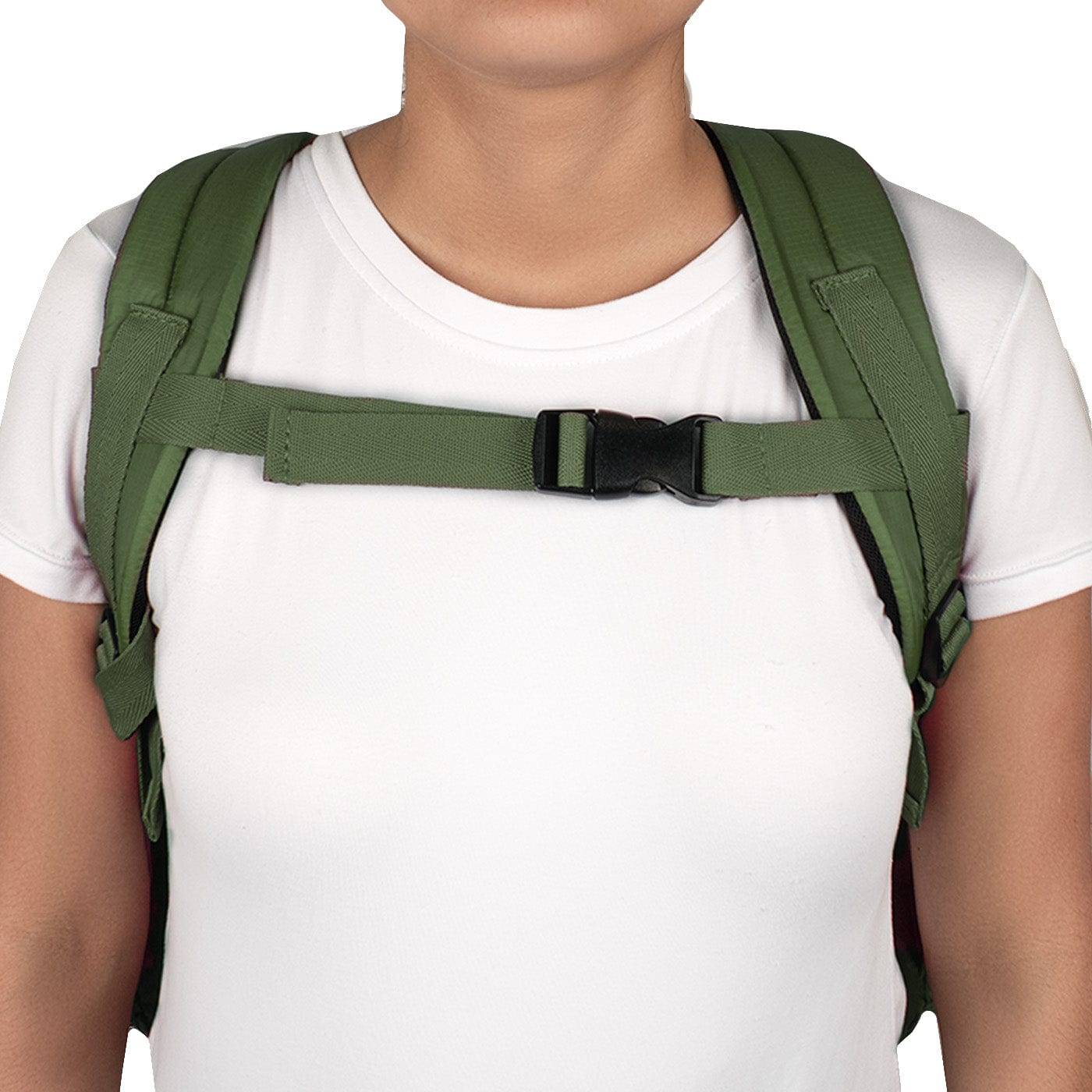 Morral Mochilero XL Verde Militar Citybags - imagen 7