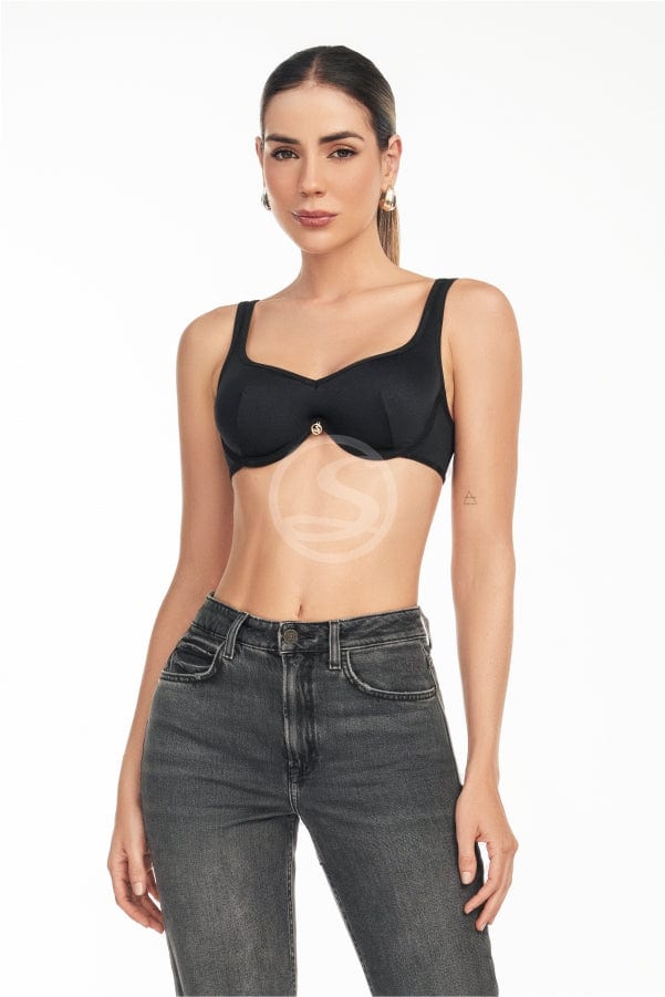 Bralette Fioré Negro Basic Santísimas Ref. S-629 - imagen 1
