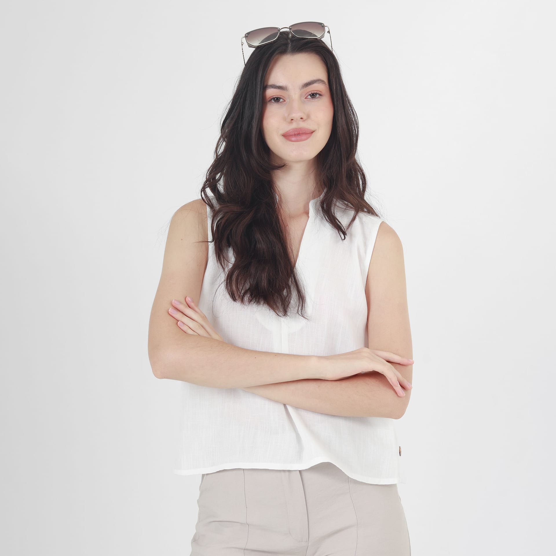 Blusa Cuello Neru Manga Sisa - imagen 3