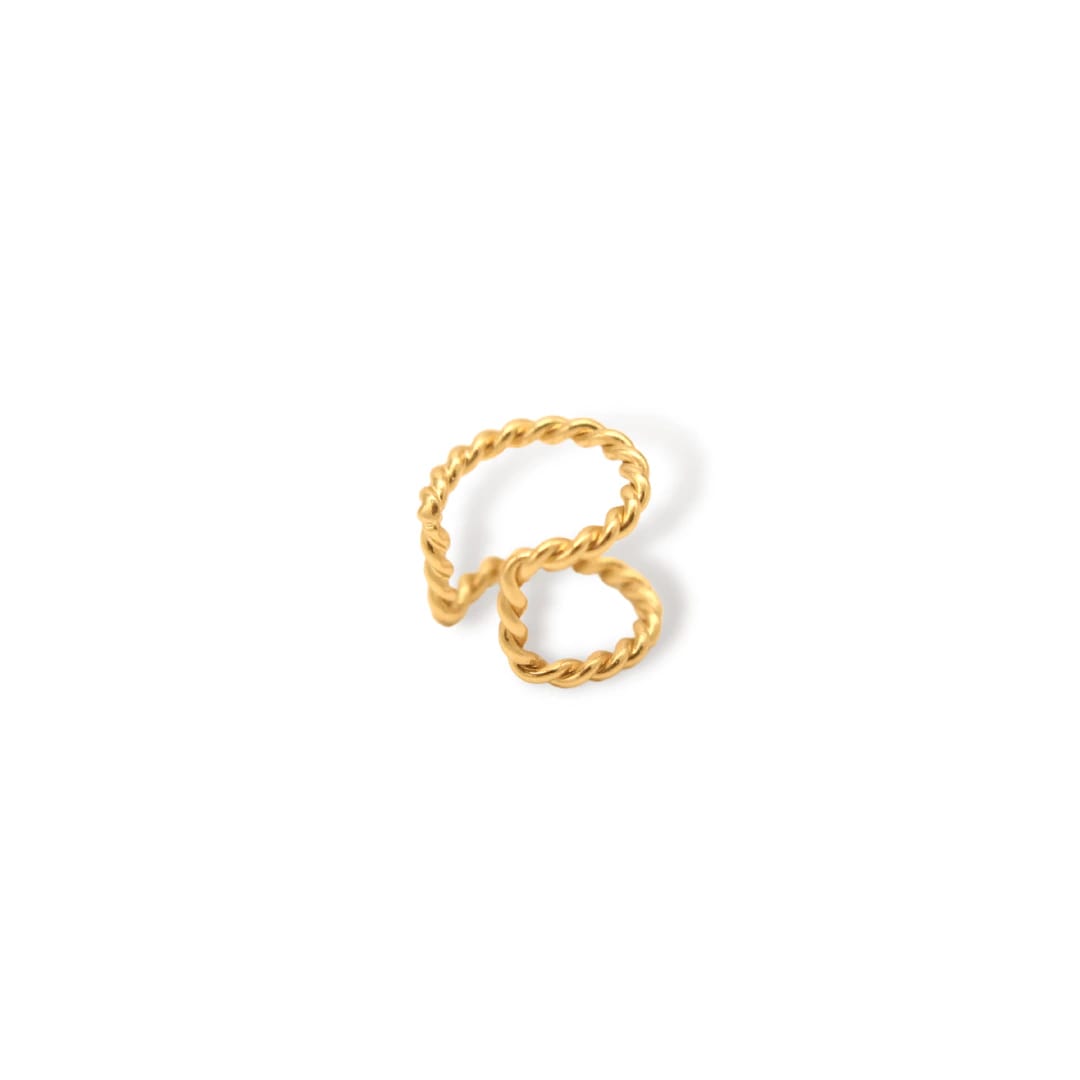 Earcuff entorchado ancho - imagen 2
