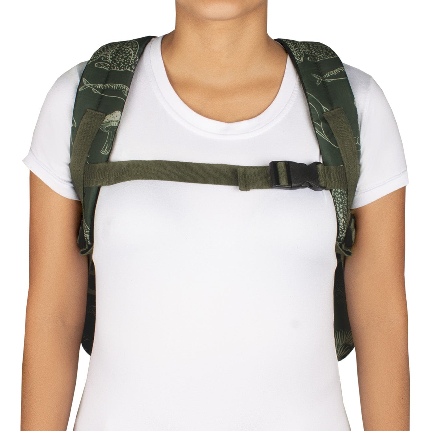 Morral Cabina Tapa Ultra Citybags Estampado Amazonas - imagen 8