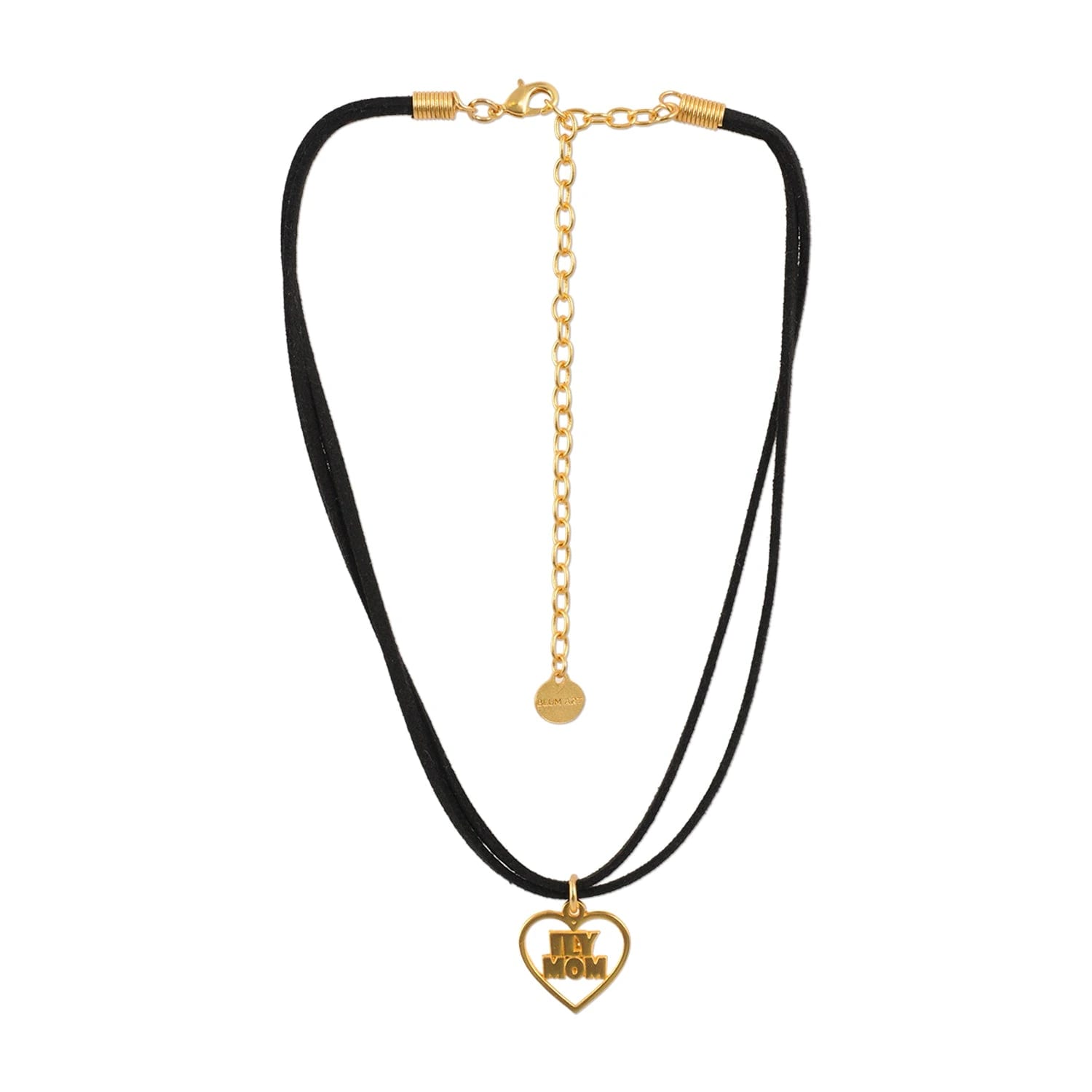 Collar cuero ILY mom - imagen 1