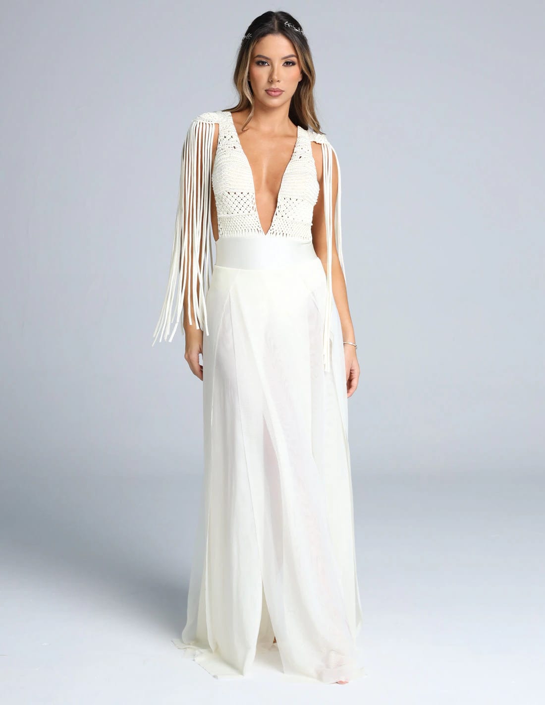 Vestido Umbra Marfil - imagen 1