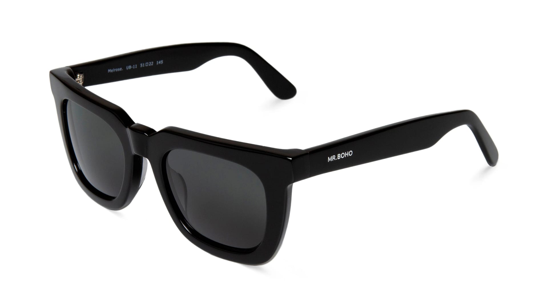 BLACK MELROSE WITH CLASSICAL LENSES - imagen 3