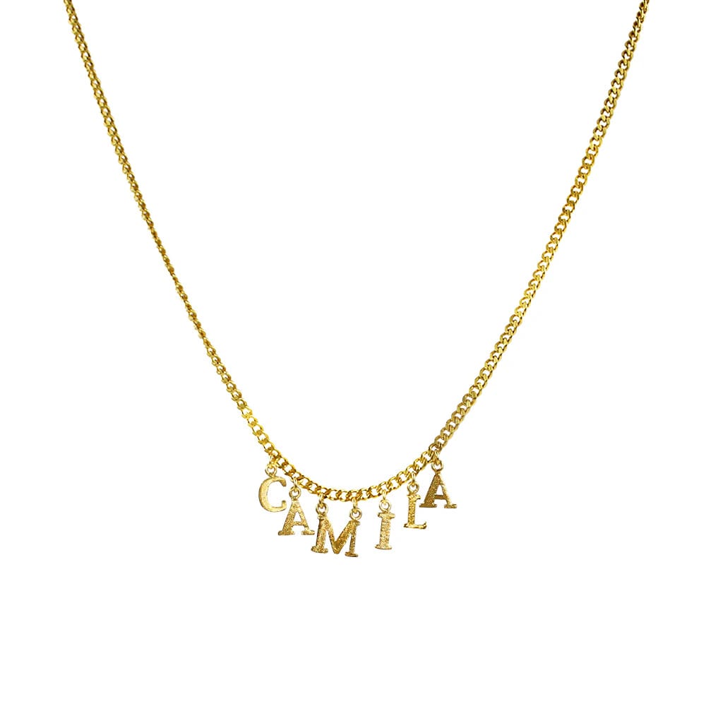 PreOrder Cadena 6 Letras Gold - imagen 1