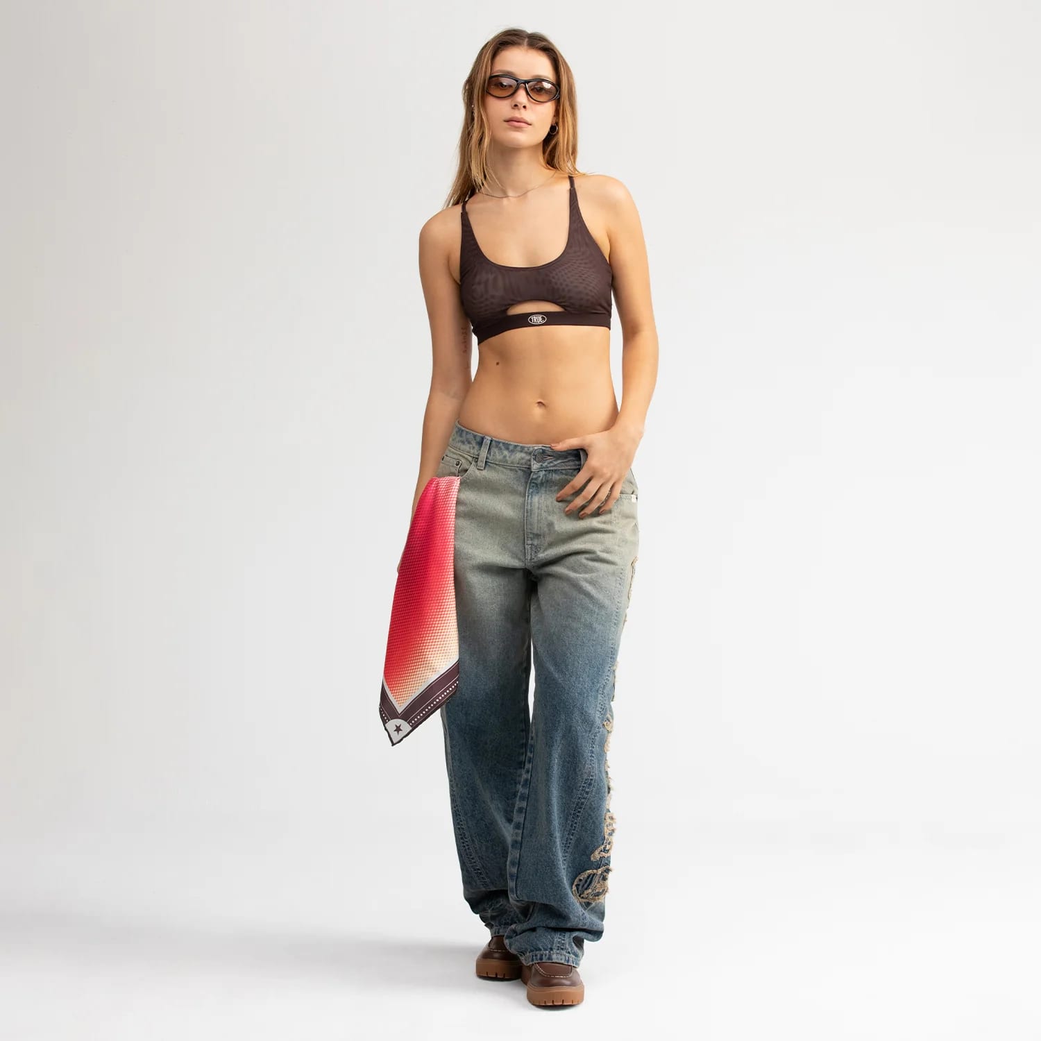 Barrel Denim Pants - Washed Blue - imagen 8