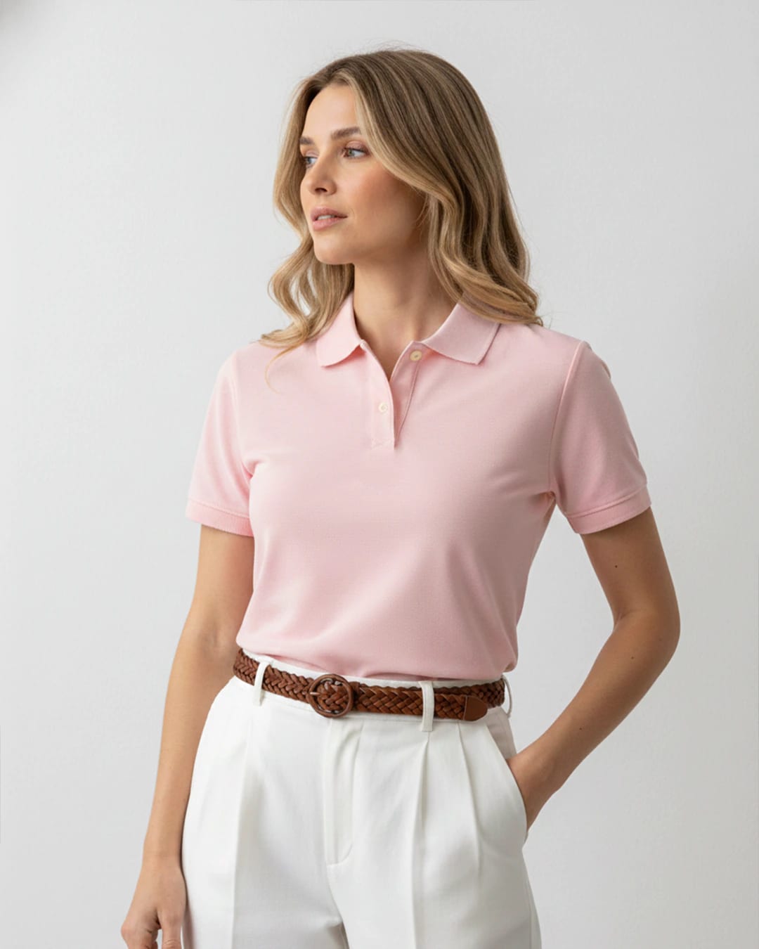 Pack de 2 Polos / Rosa Blush + Negro Noche - imagen 3