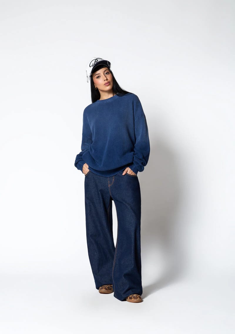 Dopamine blue knit crewneck - imagen 6