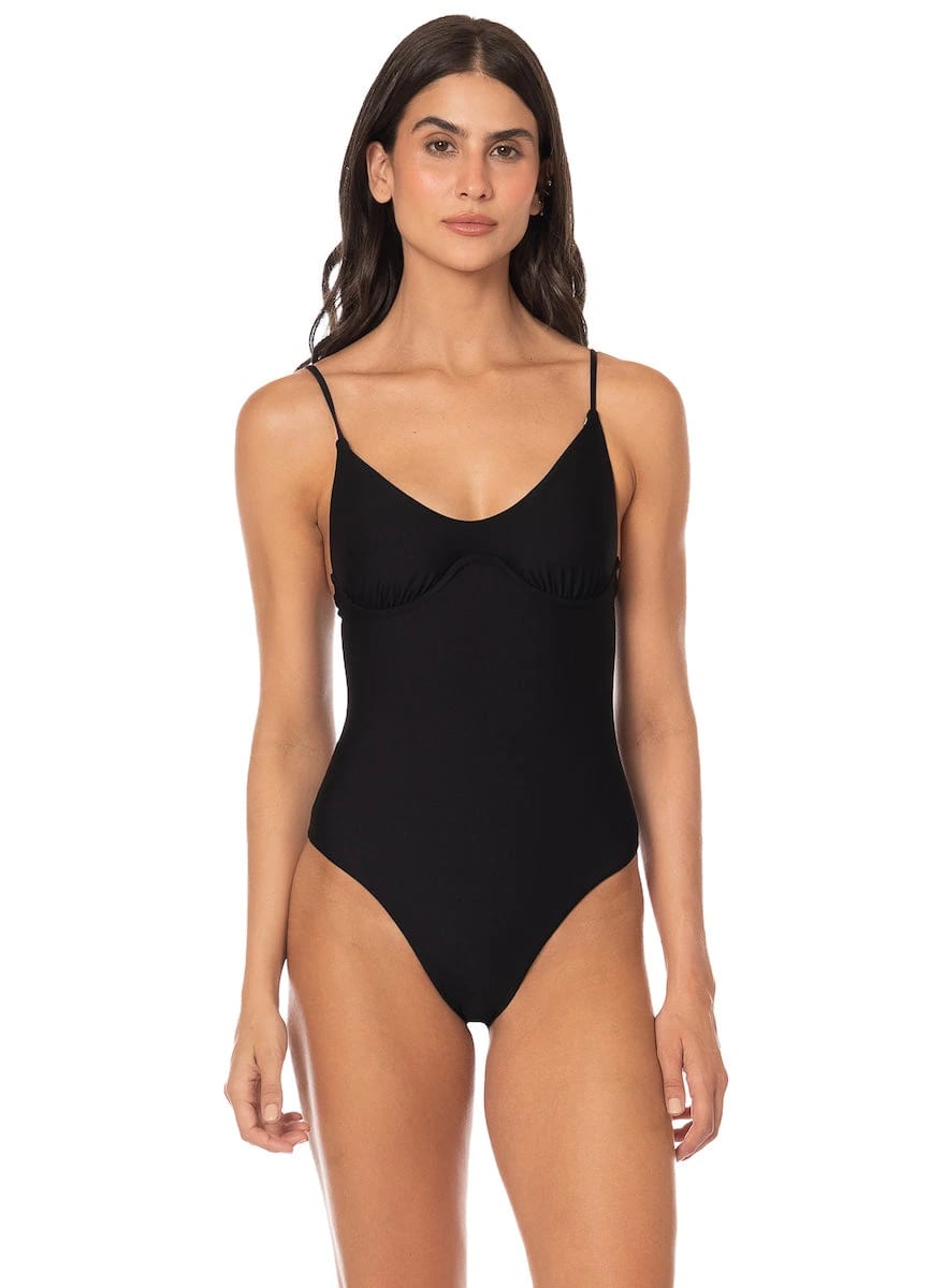 Maaji Black Celine Cheeky Cut Underwire One Piece - imagen 1
