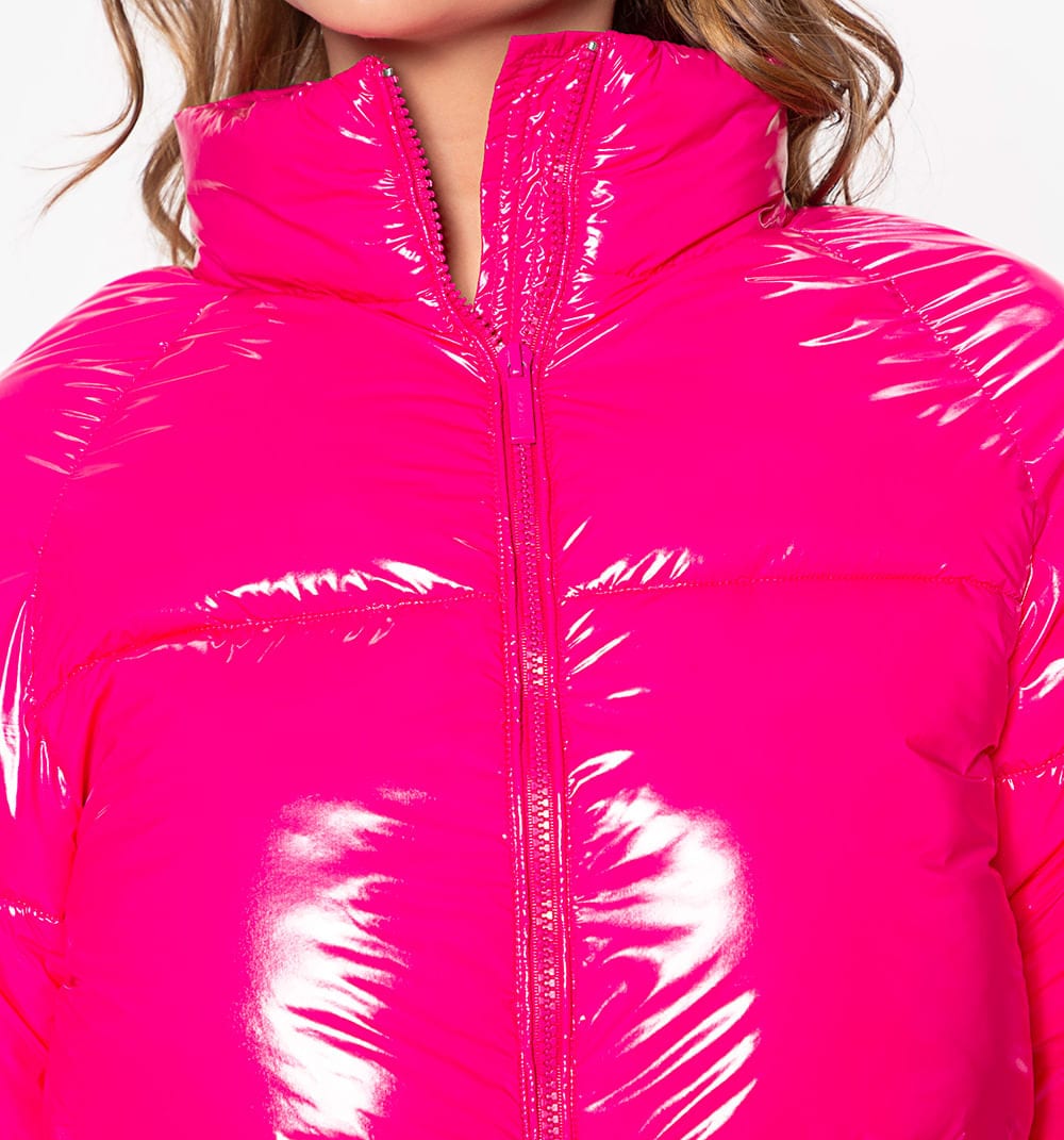 Chaqueta crop acolchada - imagen 7
