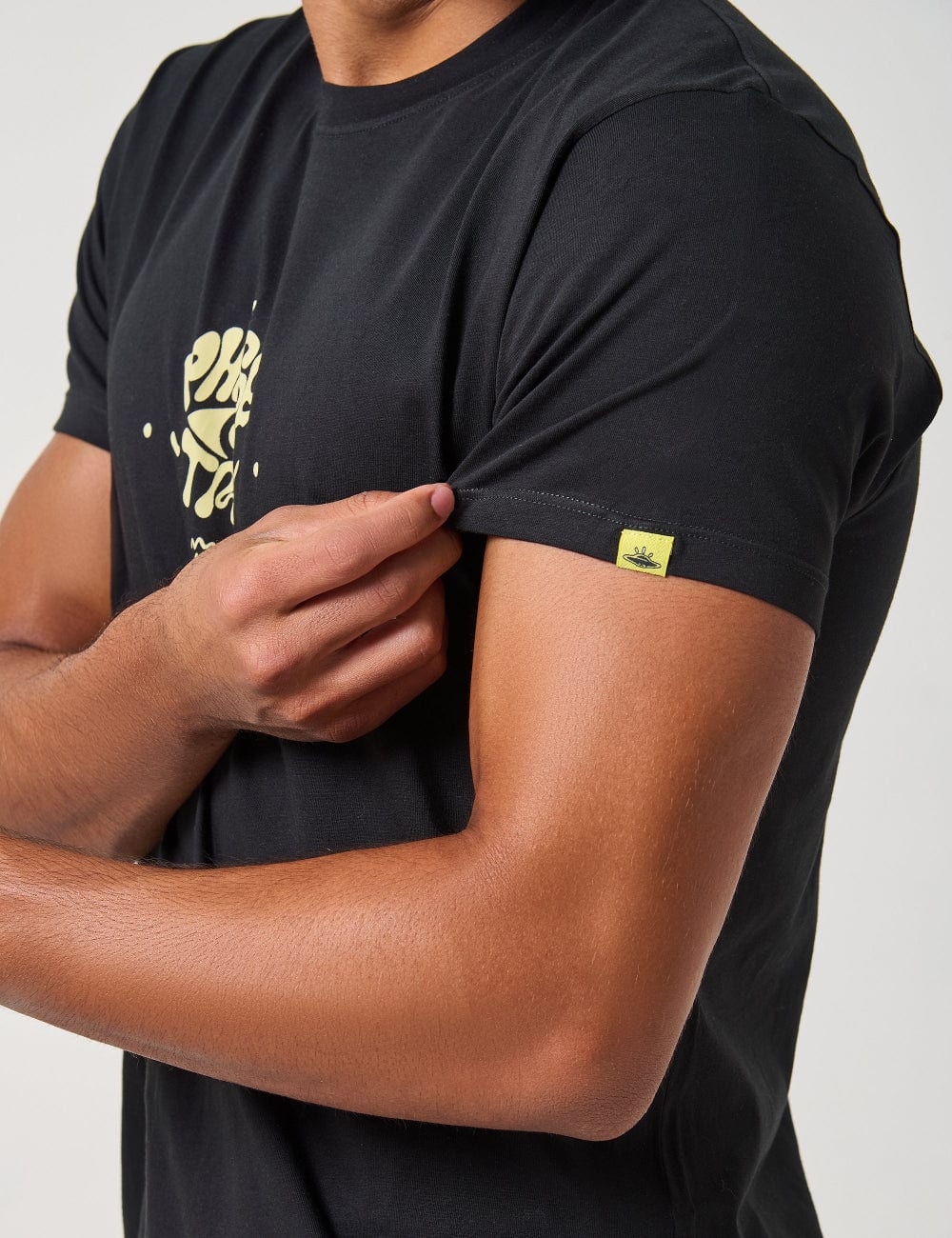 Camiseta Regular Fit Phase Trip negro Hombre - imagen 9