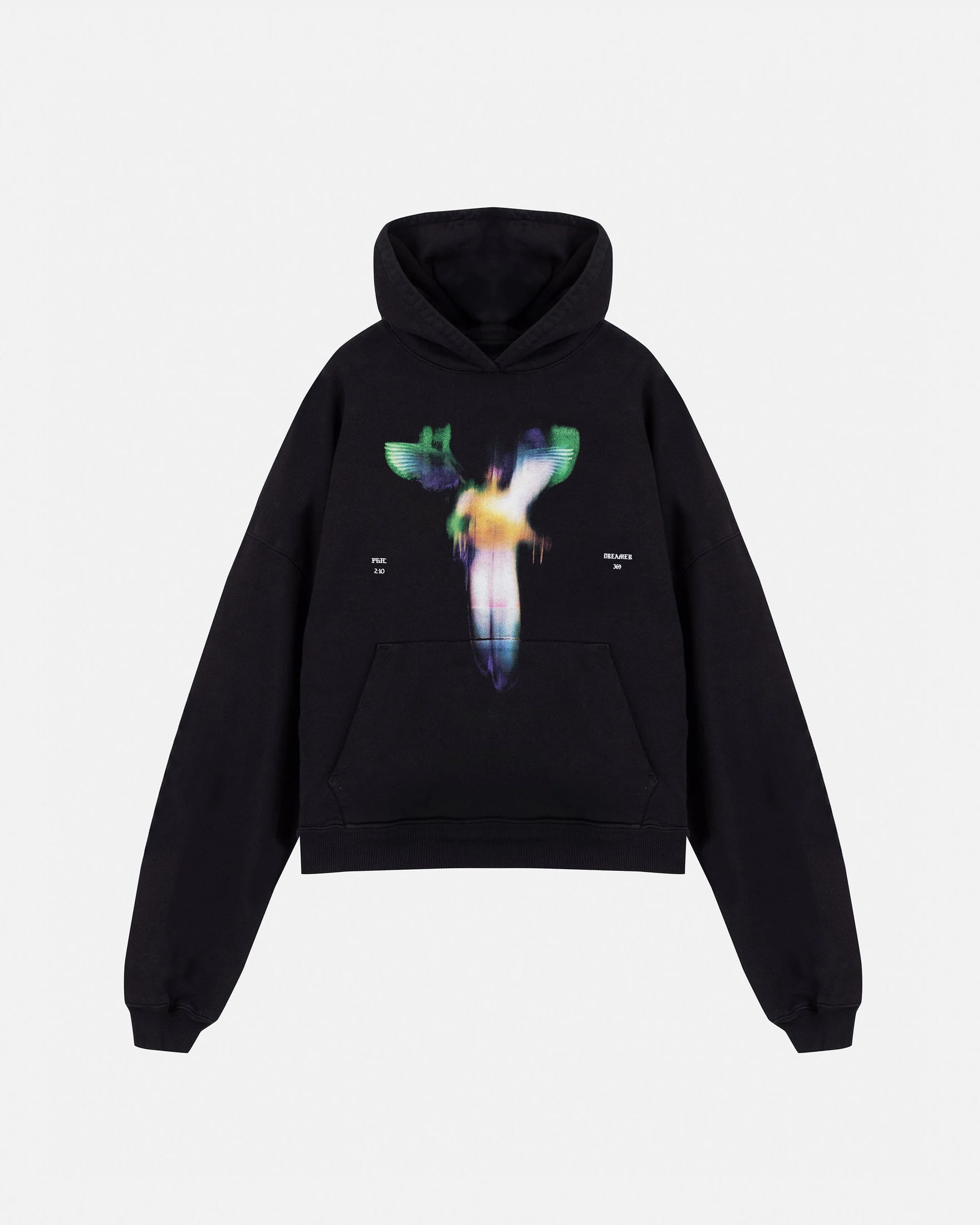 Capsule Angel Boxy Fit Hoodie Black - imagen 1