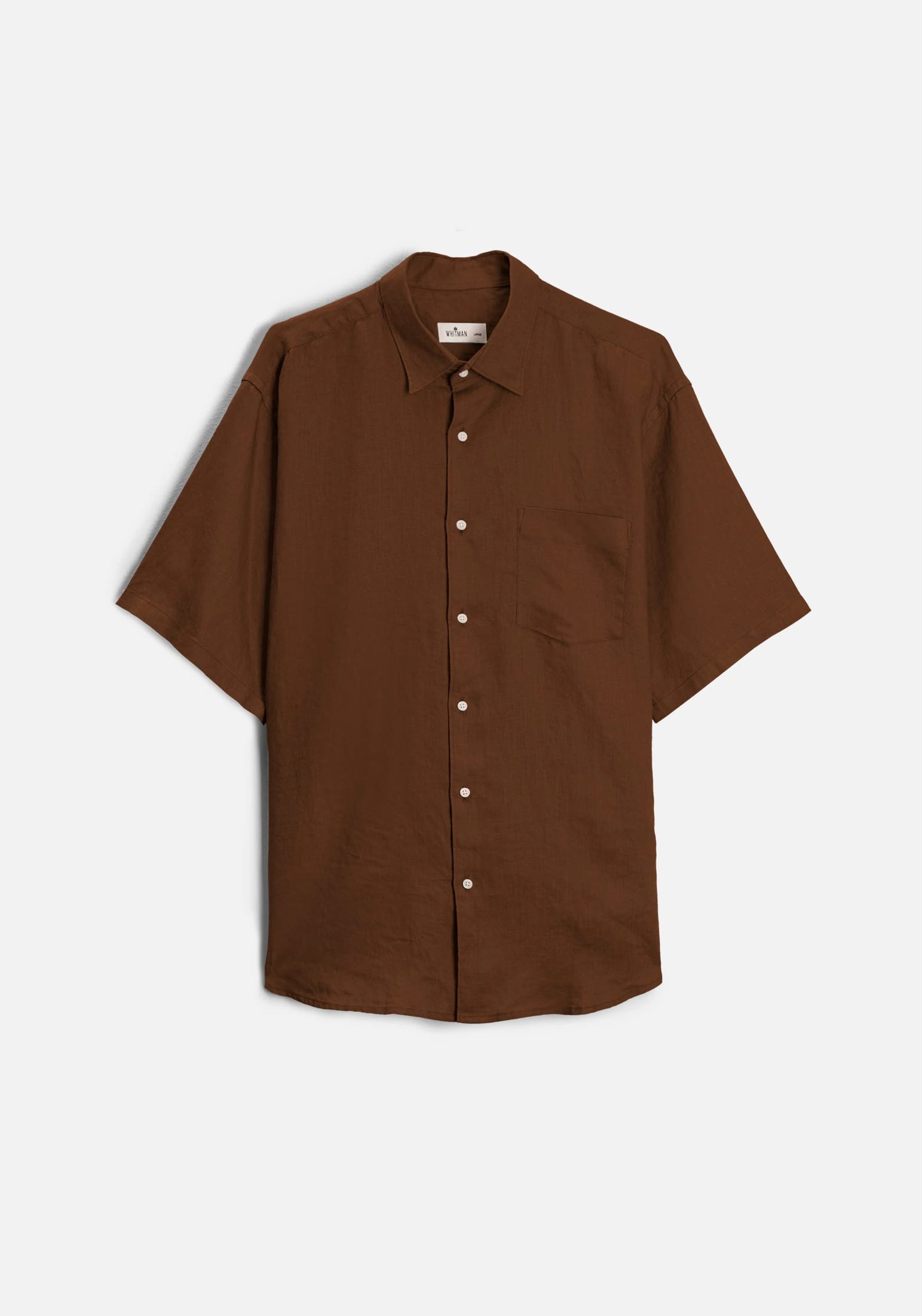 Camisa Lino Harlem Tabaco - imagen 1