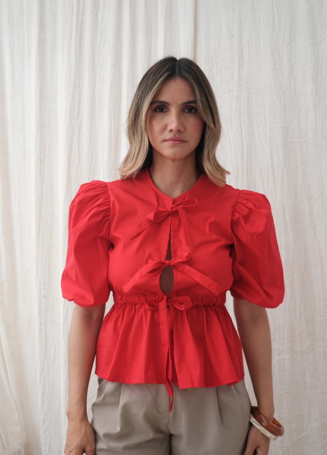 Blusa Cigarras Rojo - imagen 4