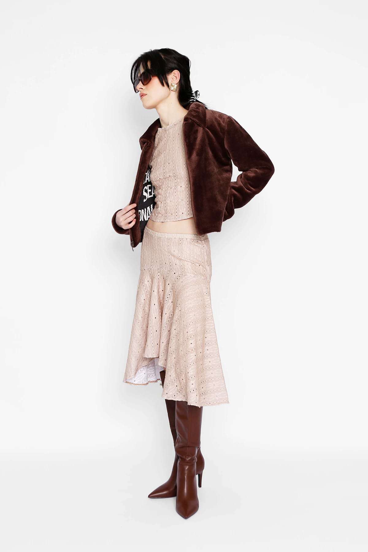 The Fuzzy Jacket in Brown - imagen 1