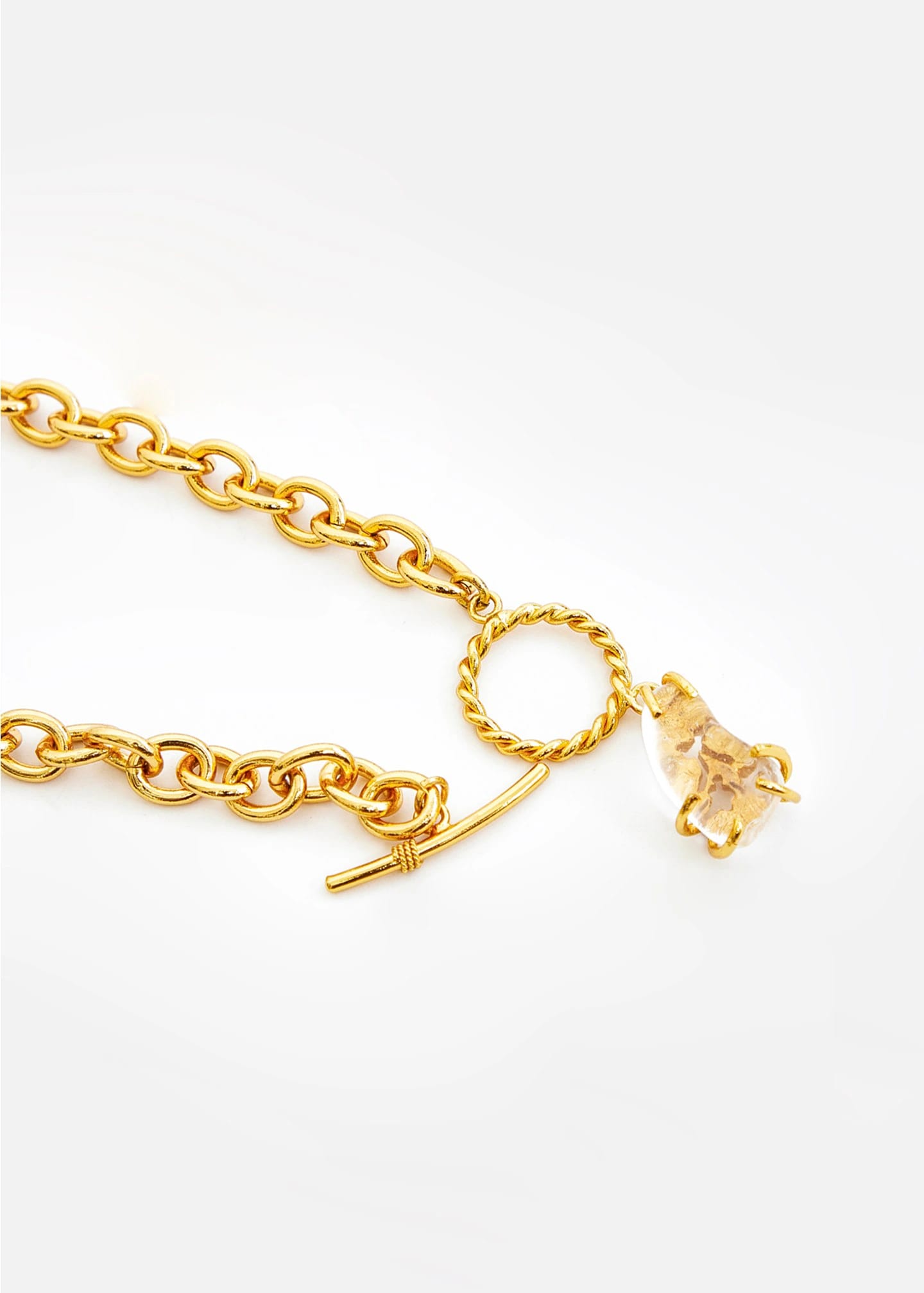 Choker maxi Drop cuarzo - imagen 3