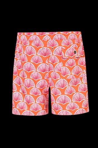 Pantaloneta de Baño Slim Caral1 Salmon - imagen 2