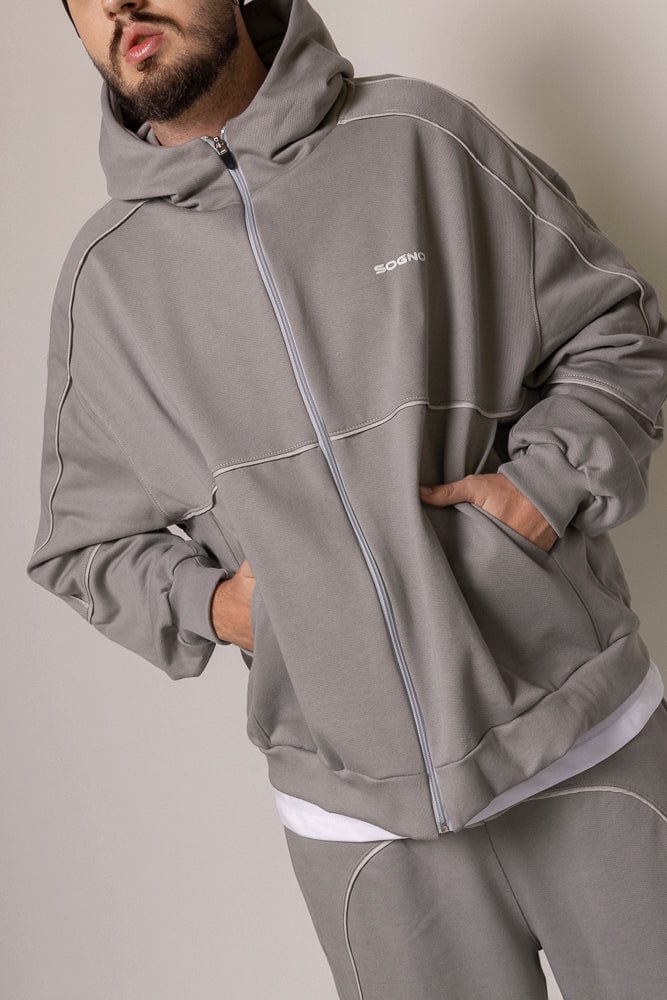 Hoodie 87/27 Sgo-Gris - imagen 3