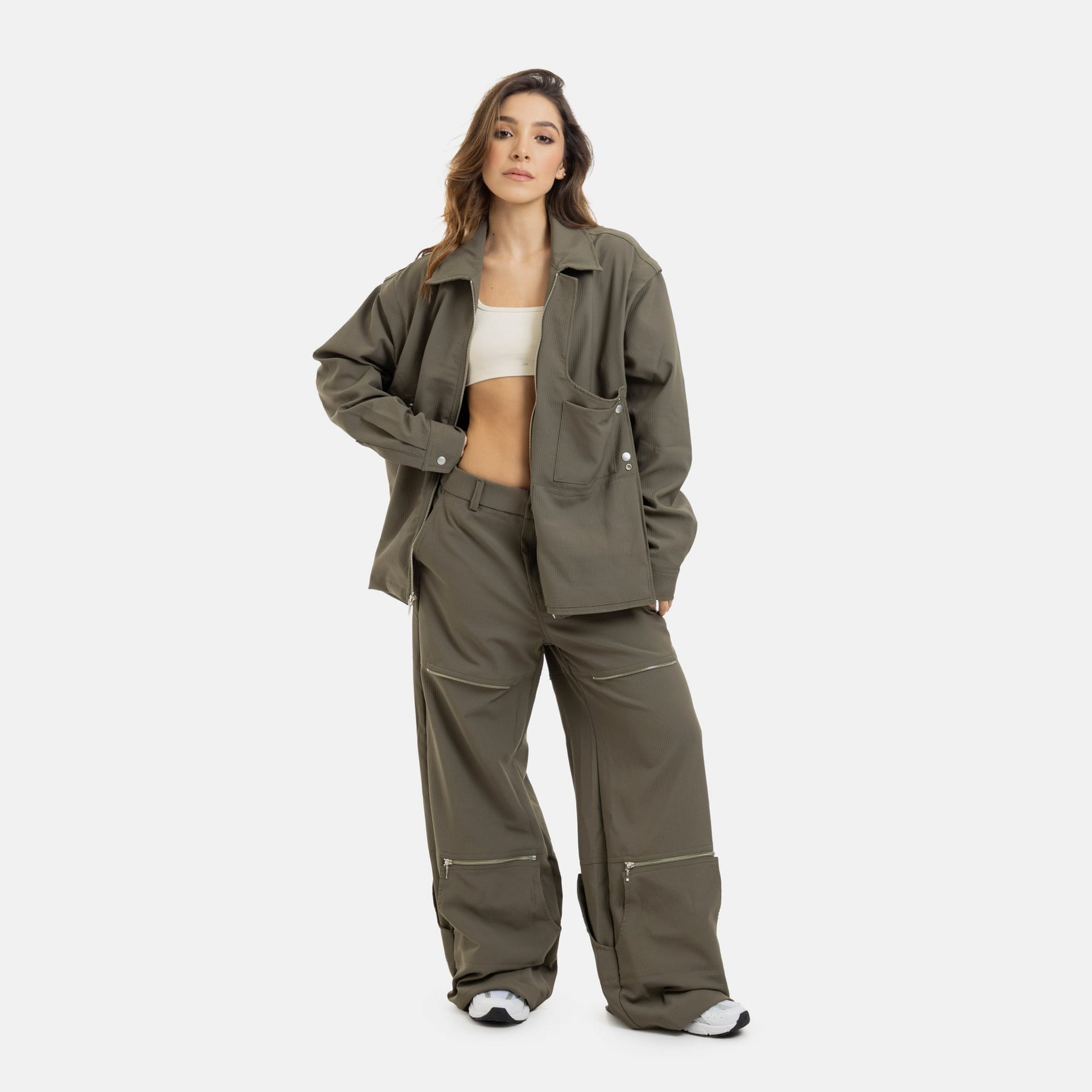 Convertible Utility Jacket Military Green - imagen 12