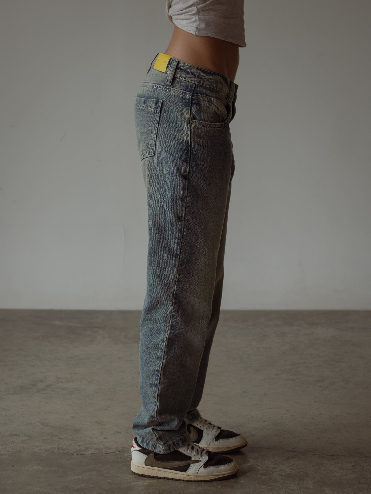 LOW STRAIGHT JEAN - MEDIUM DIRTY BLUE - imagen 5