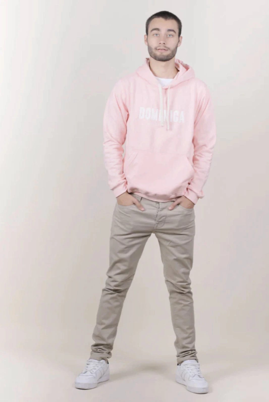 HOODIE DOMENICA ROSADO - UNISEX - imagen 4