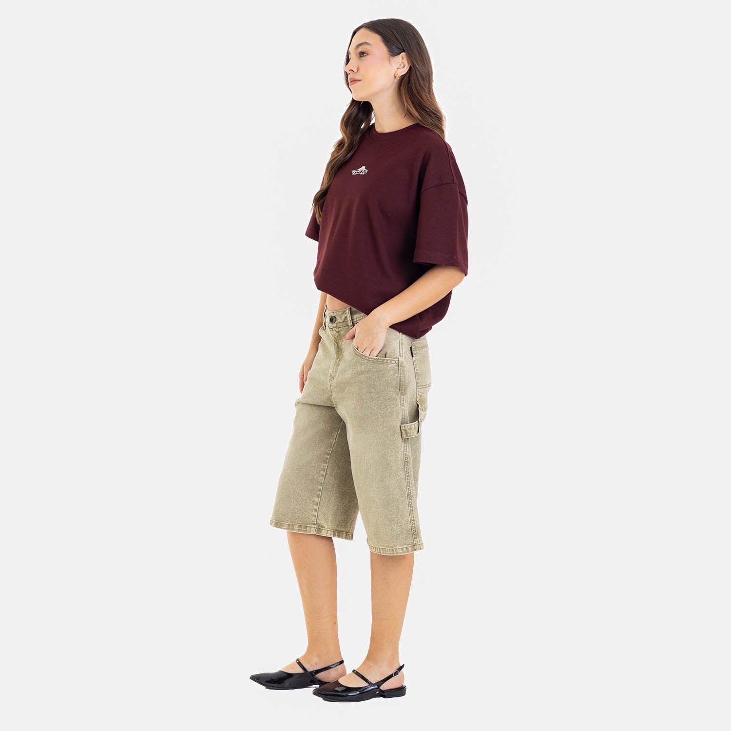 Classic Fit Jort Olive - imagen 11