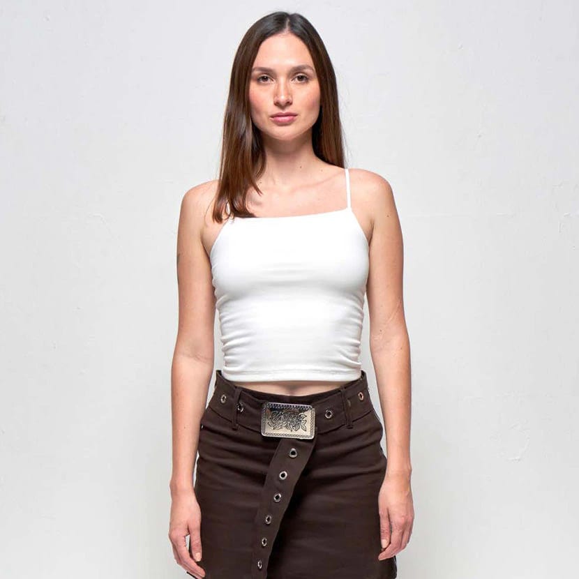 NEOMI WHITE BASIC TOP - imagen 2