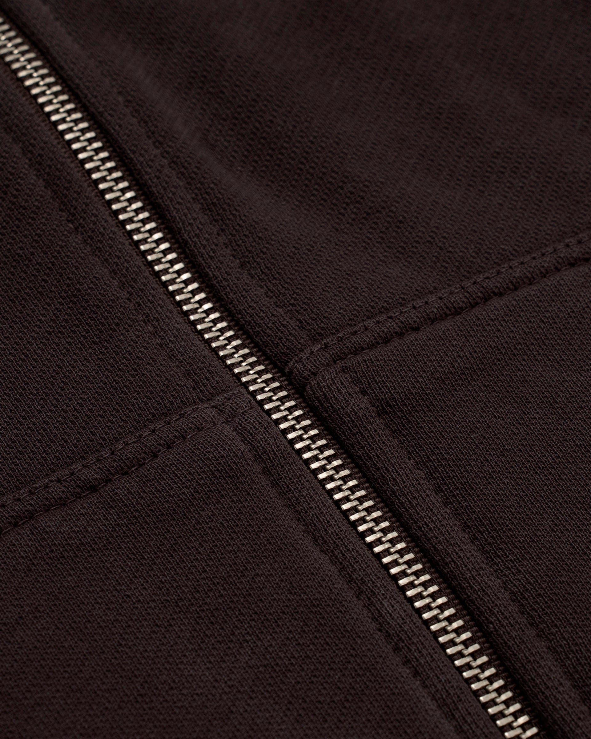 Zip Hoodie Oversized Básico V4 - Café Chocolate - imagen 5