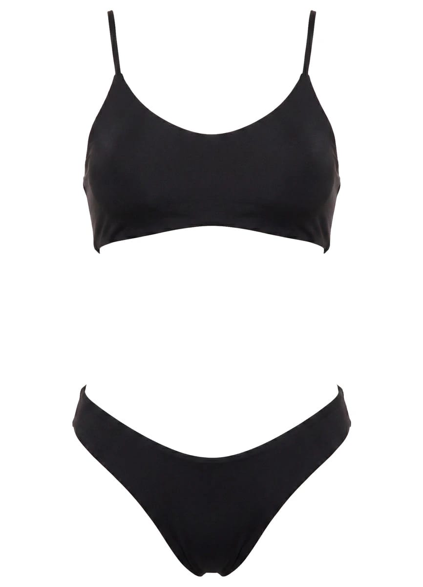 Maaji Jade Black Praia Classic Bralette Bikini Top - imagen 11
