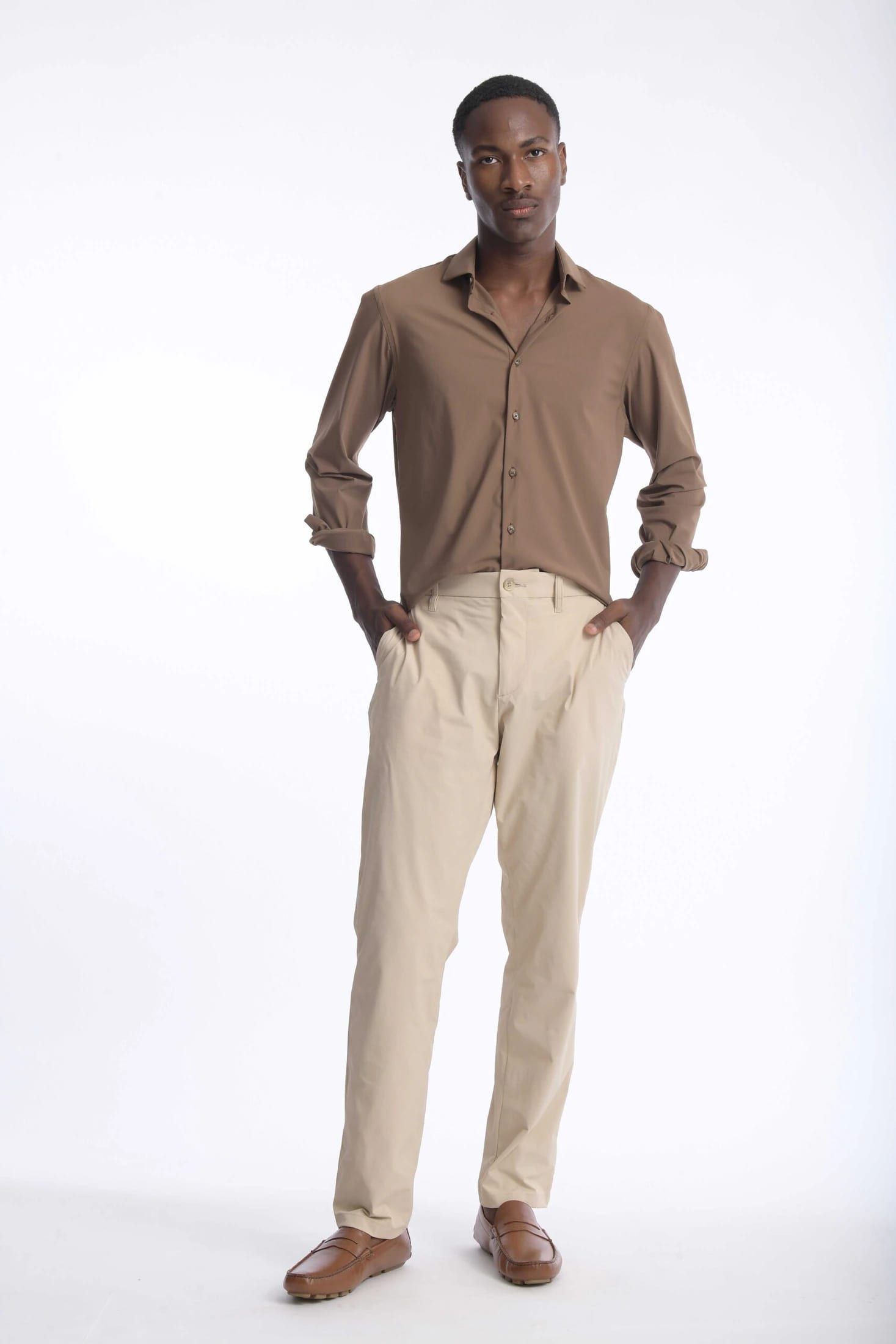 Pantalón Smart Tech Beige - imagen 7