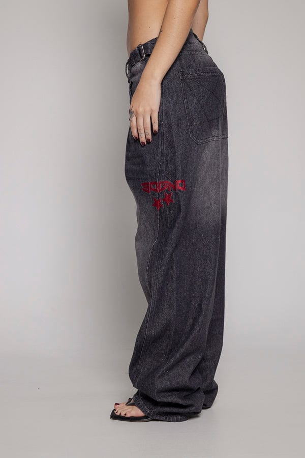 Baggy Remainder Dama Stone-Negro - imagen 8