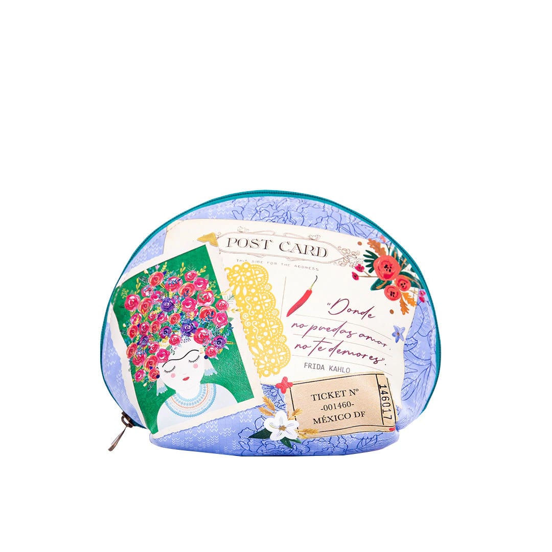 Cosmetiquera Para Mujer Dublín Con Estampado Y Pulsera Viva La Vida - imagen 1