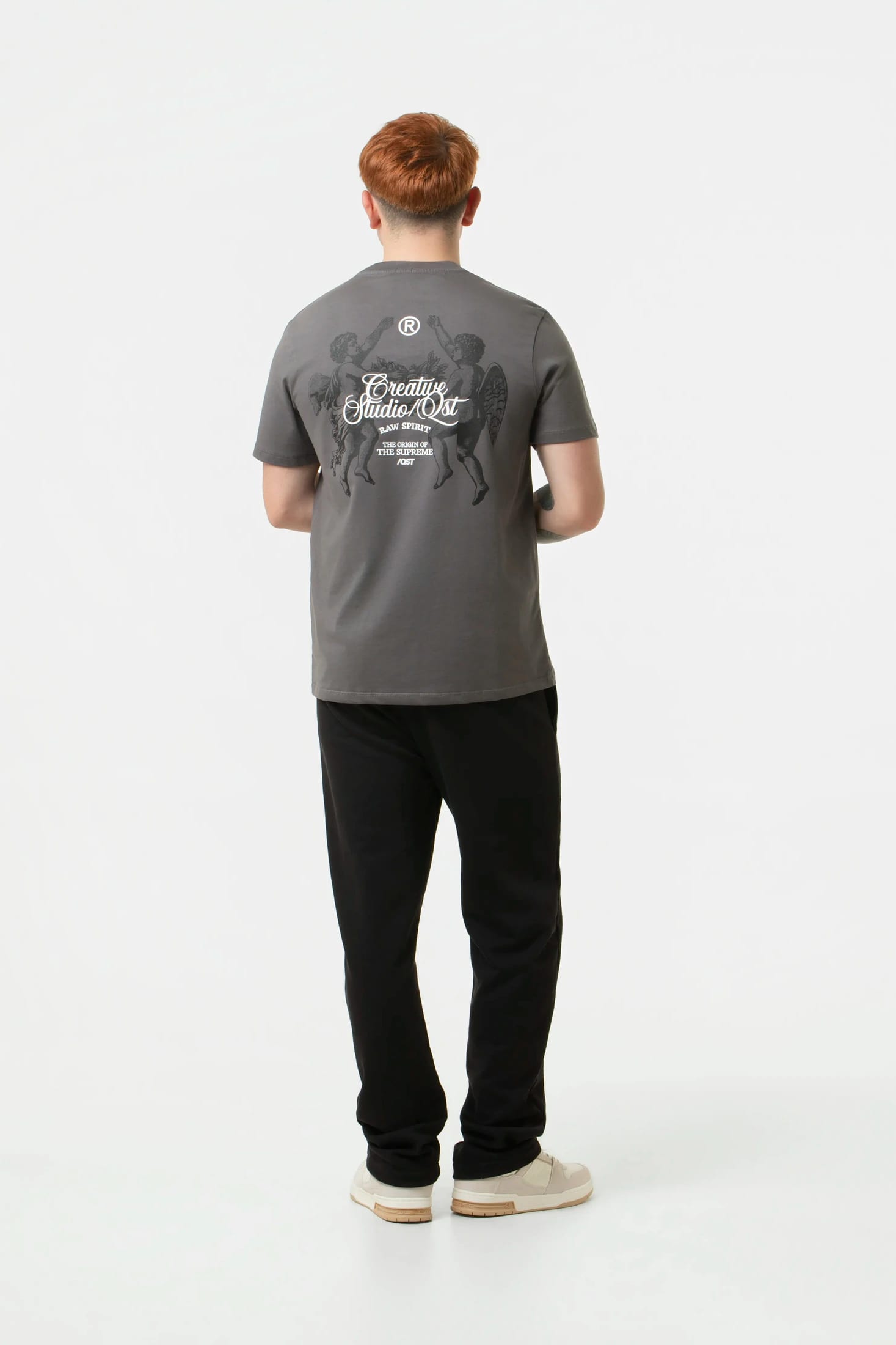 CAMISETA ESPECIAL ESTAMPADO LOCALIZADO COLOR NEGRO-GRIS - imagen 5