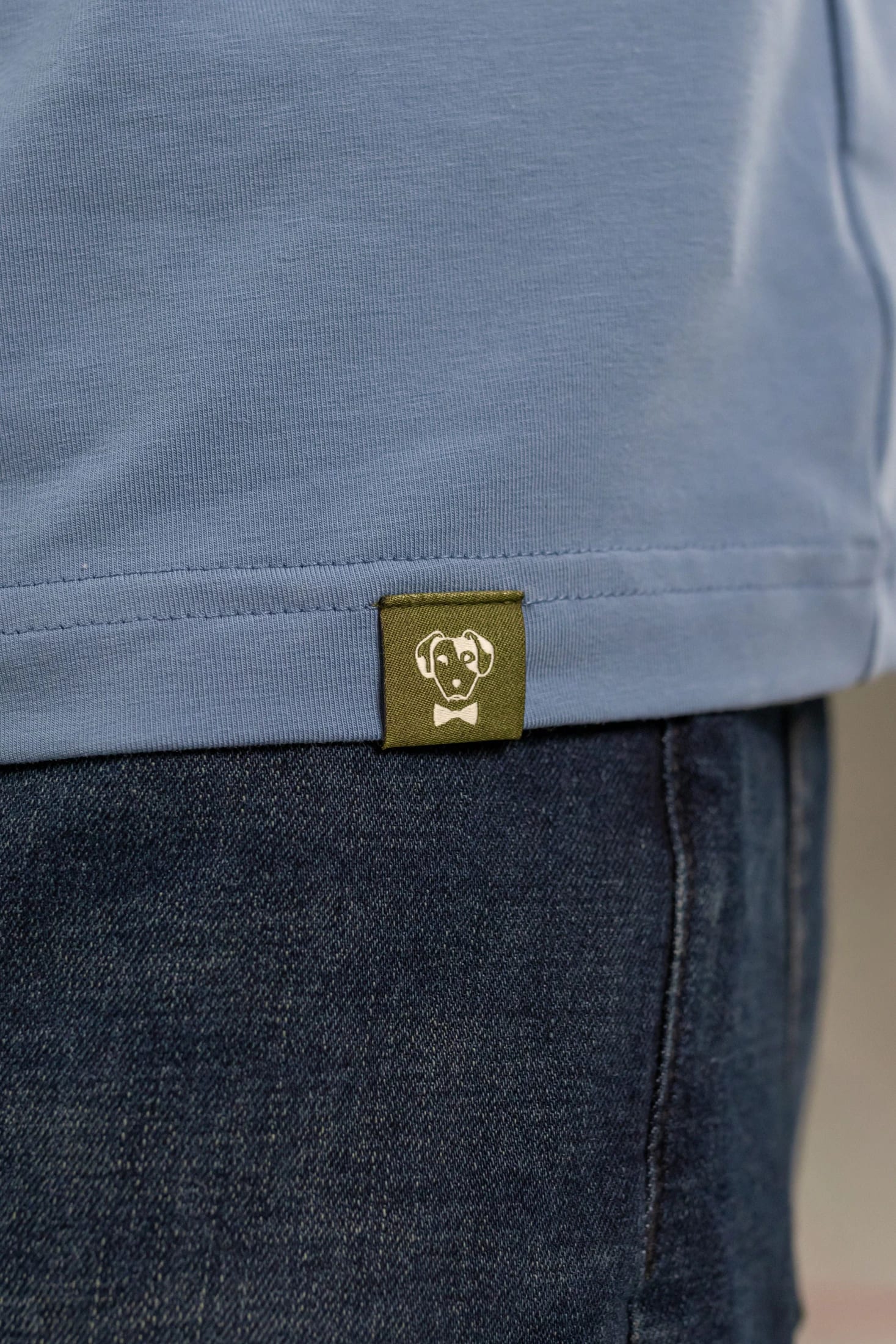 Camiseta Antimanchas Azul Chino - Talla Regular - imagen 5