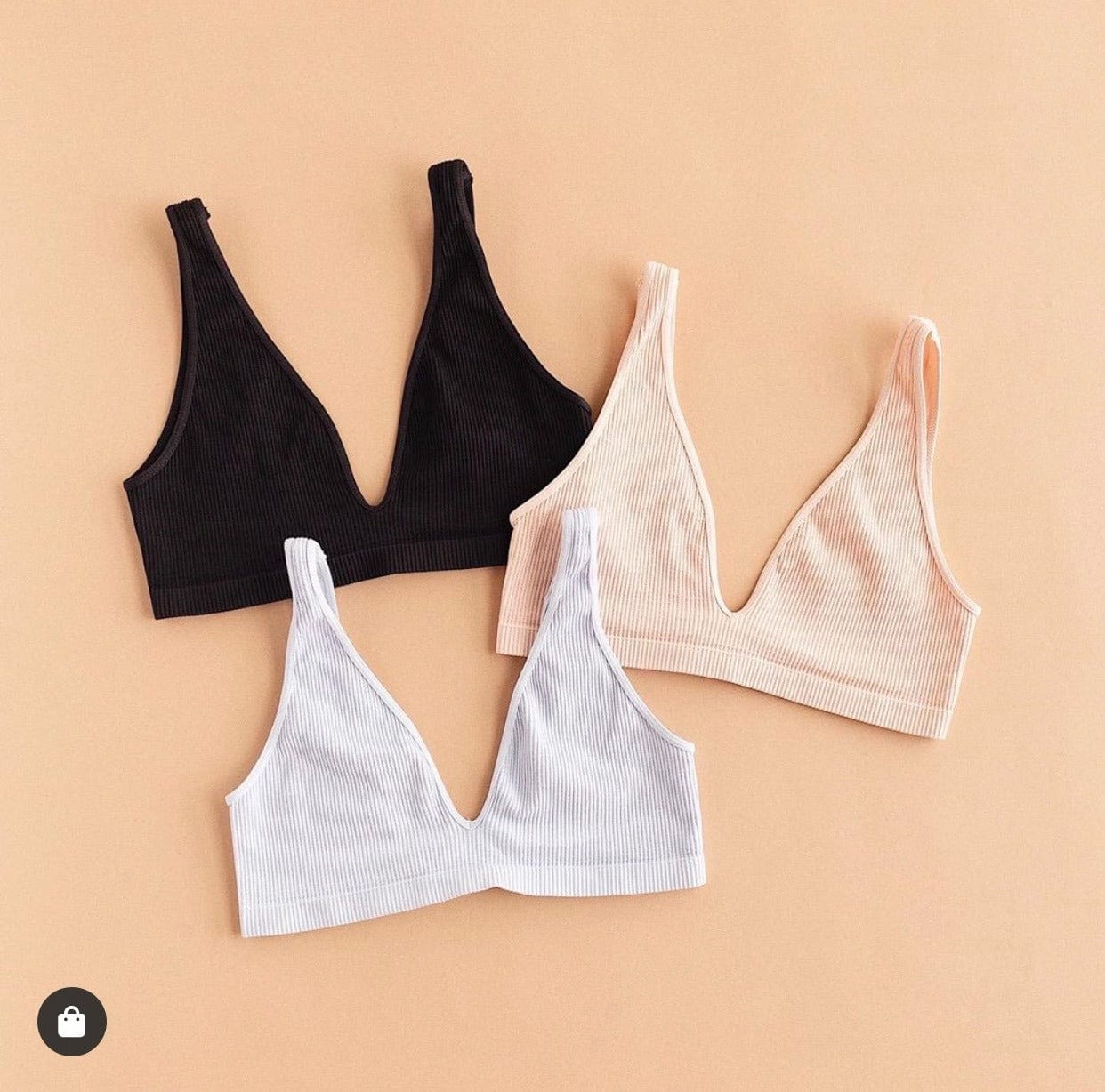 Sweet Ribbed Seamless Bralette - imagen 2