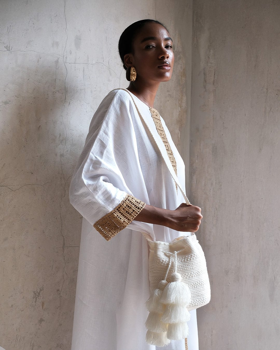 Mini Mochila wayuu Shiiliwaiya Pearl - imagen 4