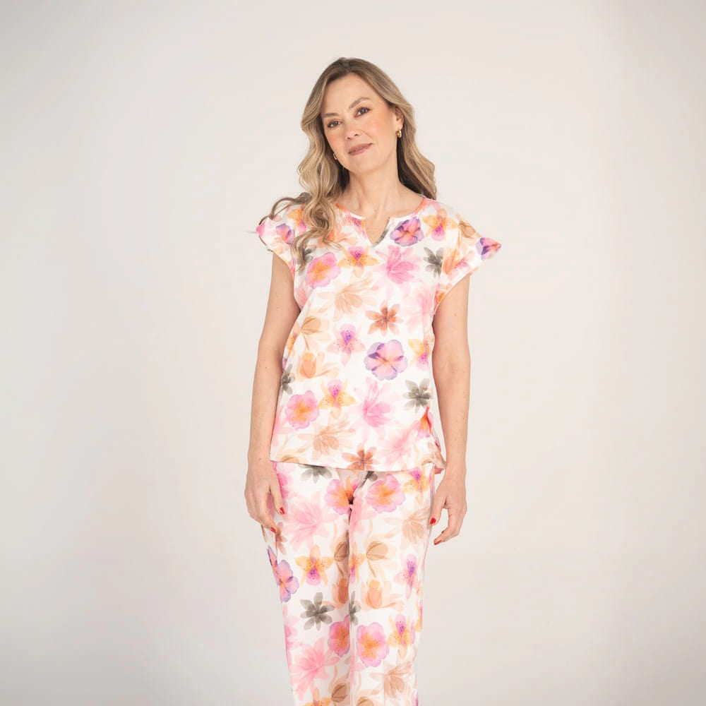 Conjunto de pijama pantalón largo Óleo. - imagen 2
