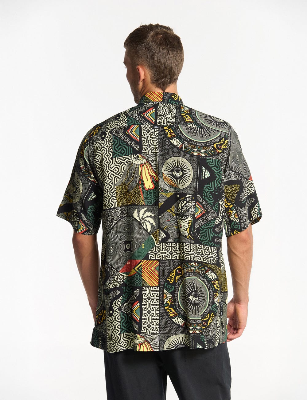 Camisa Oversize Kené multicolor Hombre - imagen 2
